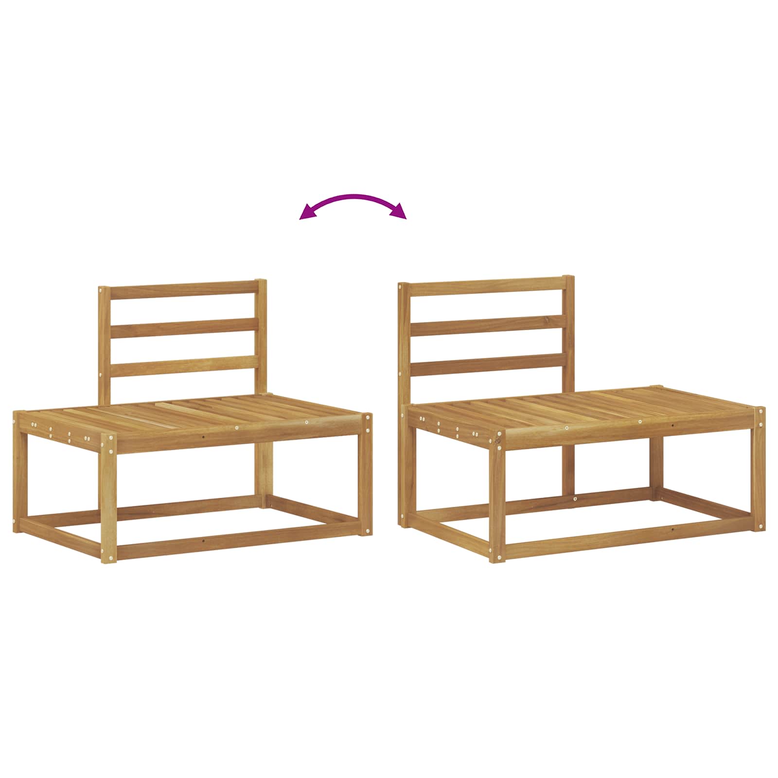 Set vanjskih sofa 5 Komad Bijela