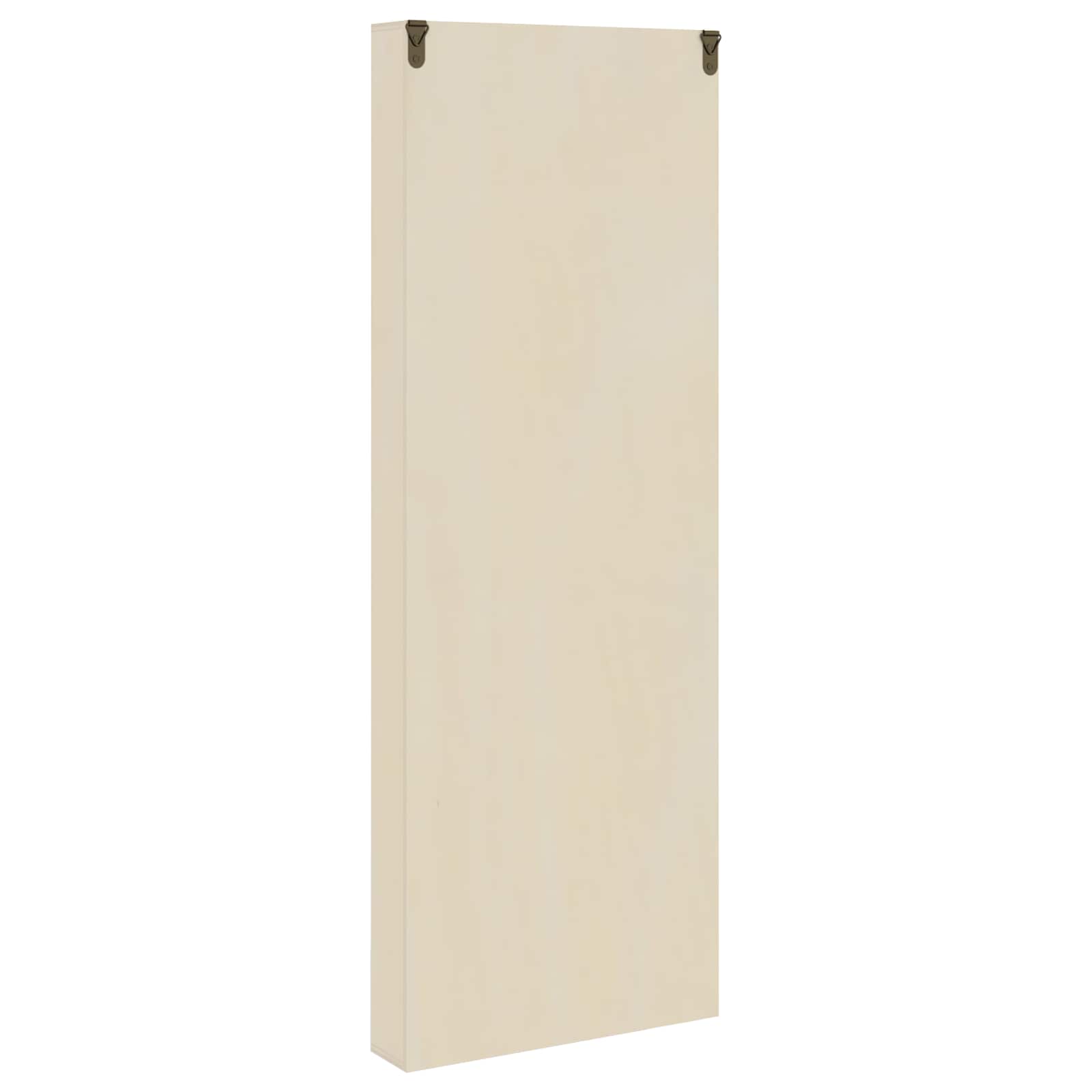 Ormar za izlaganje na zidu s policom Zidne Bež 21 x 4,5 x 59 cm