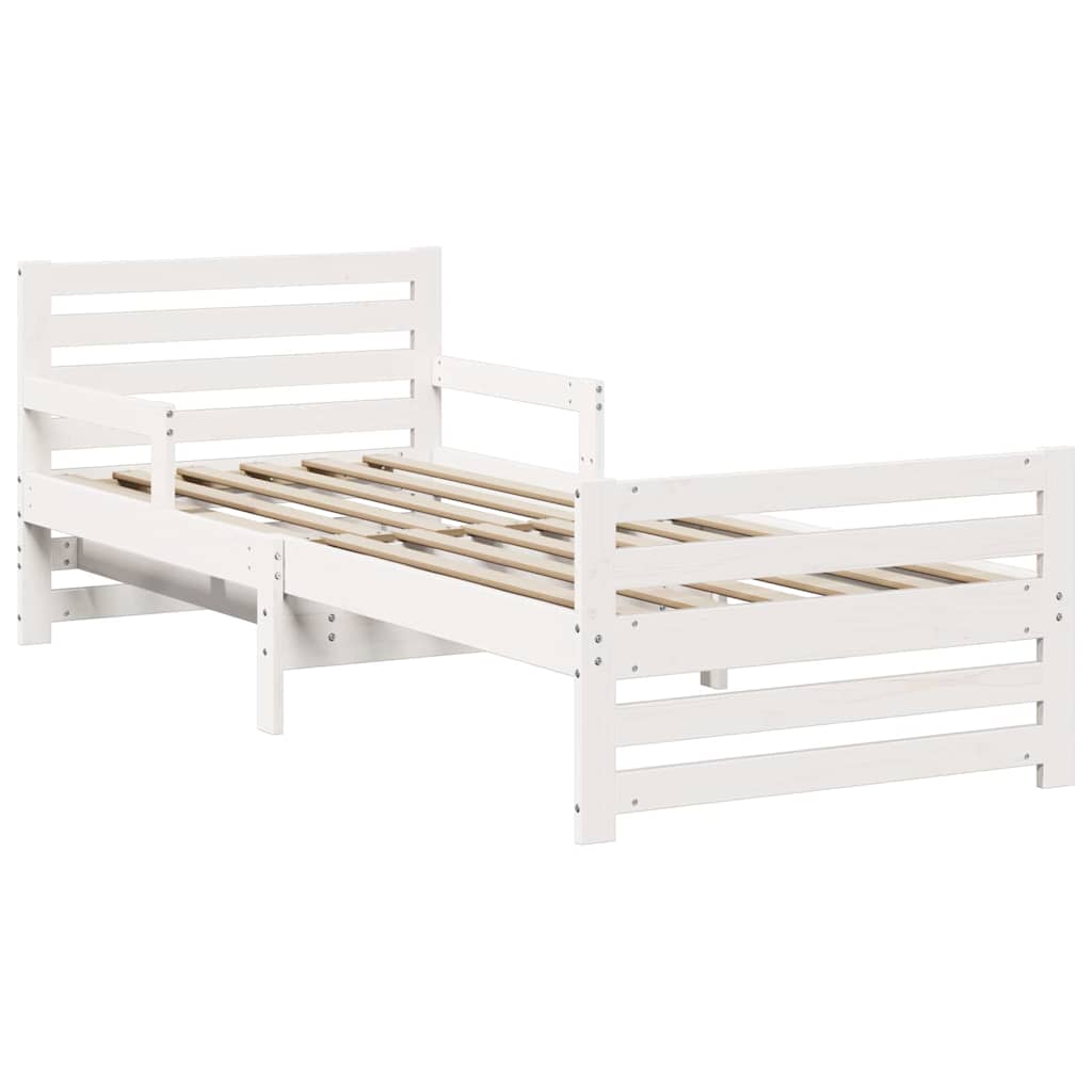 Krevetna konstrukcija Bijelo 80 x 200 cm Konstruirano drvo