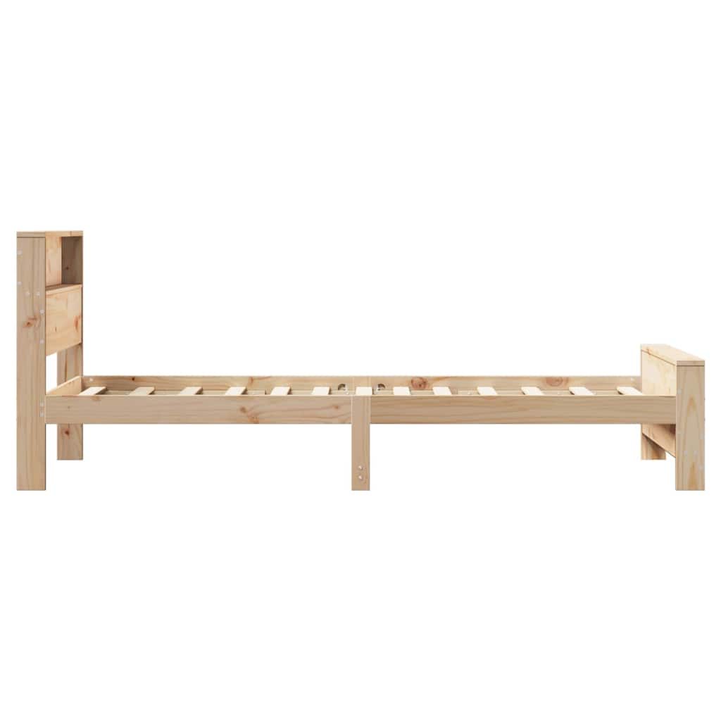 Krevetna konstrukcija Smeđa 90 x 200 cm Konstruirano drvo