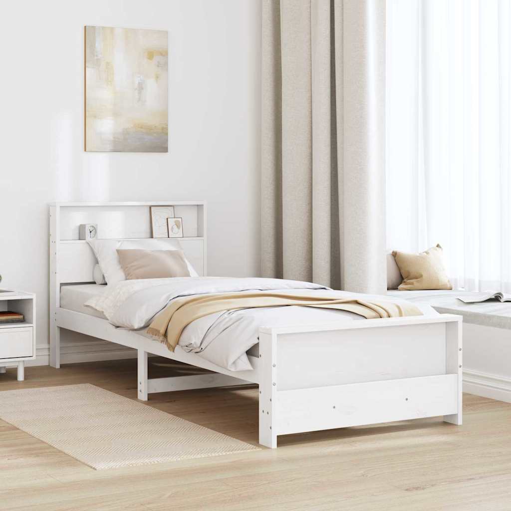 Krevetna konstrukcija Bijelo 80 x 200 cm Konstruirano drvo