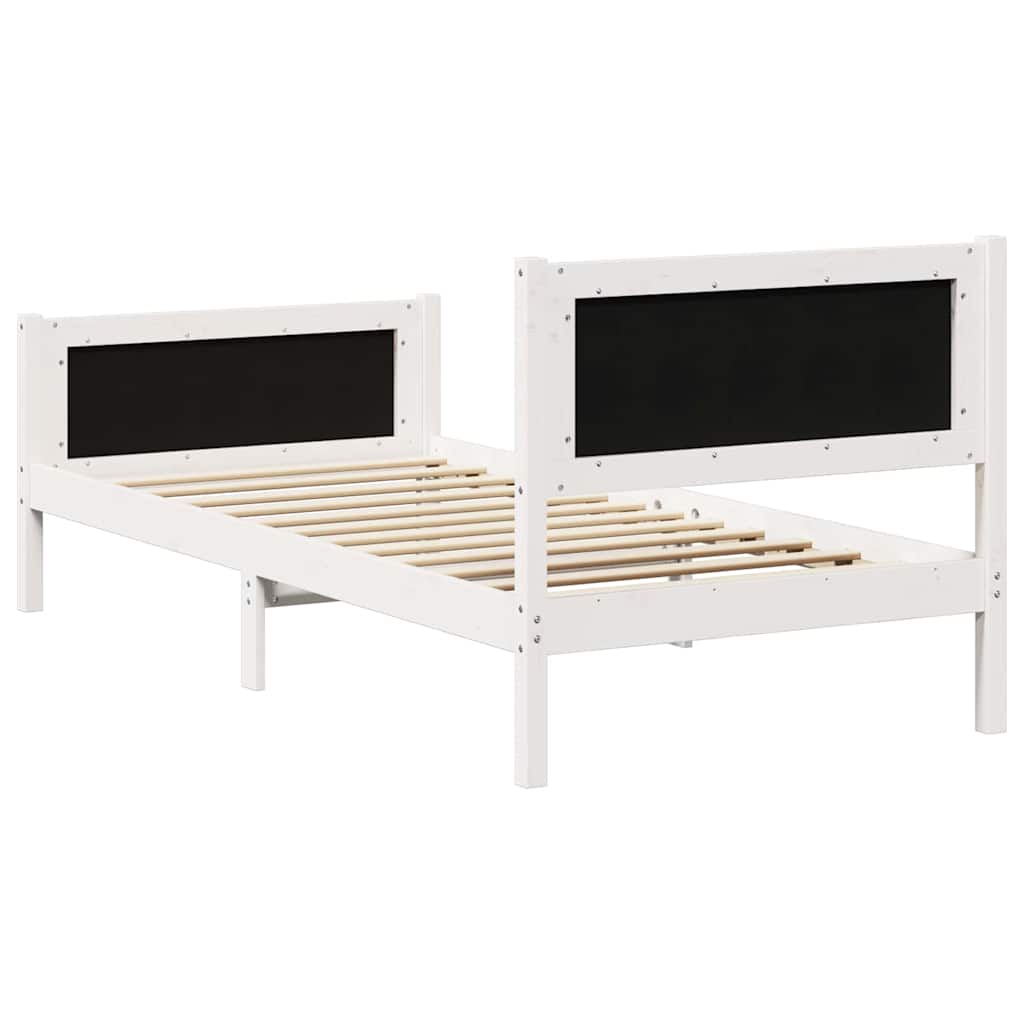 Krevetna konstrukcija Svijetlo siva 100 x 200 cm tkanina