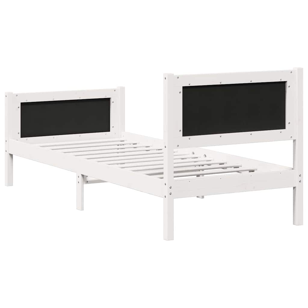 Krevetna konstrukcija s uzglavljem Svijetlo siva 80 x 200 cm