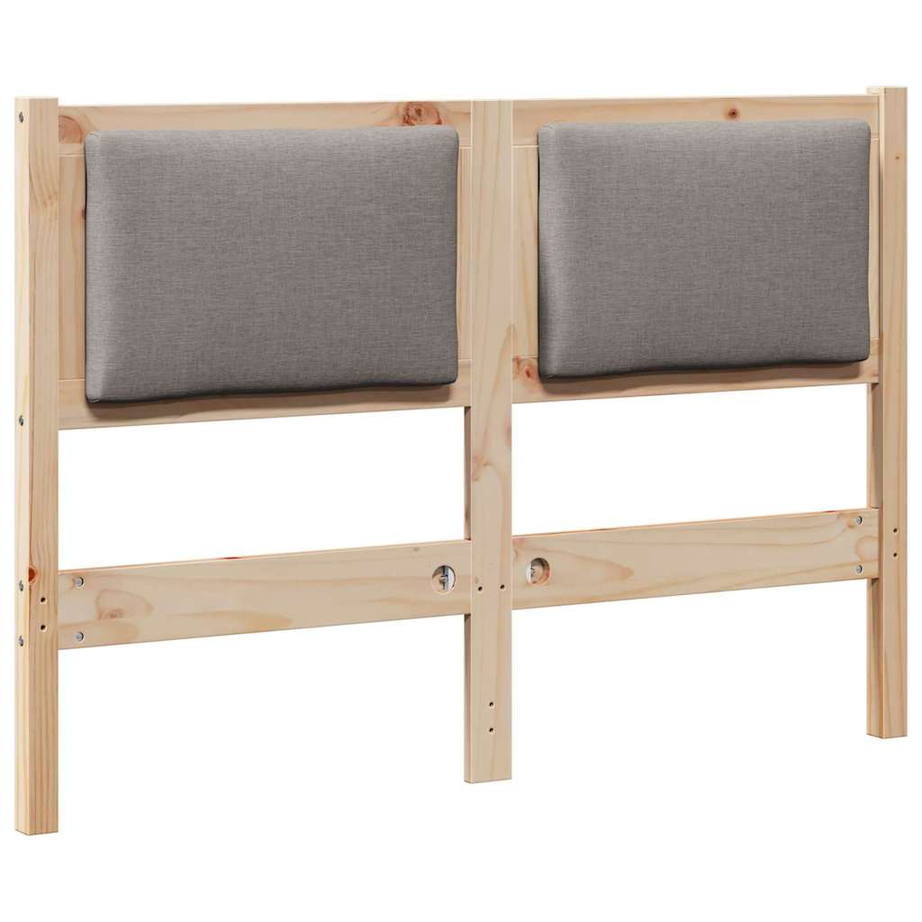 Uzglavlje Smeđa Masivna borovina 120 cm