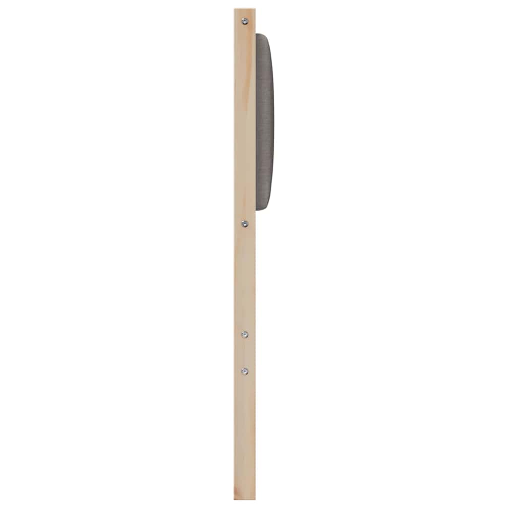 Uzglavlje Smeđa Masivna borovina Bež 80 cm