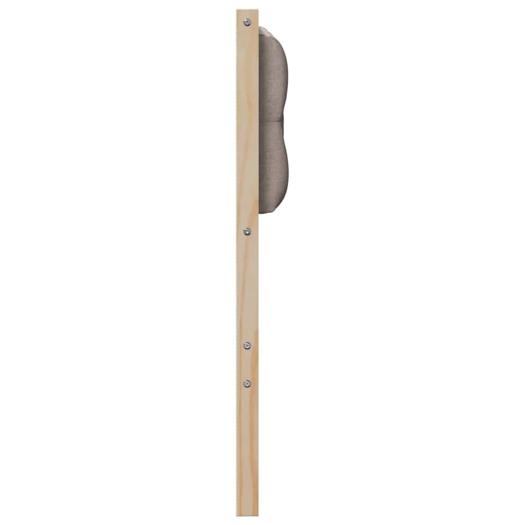 Uzglavlje Ostalo Smeđa i taupe 140 cm Masivna borovina