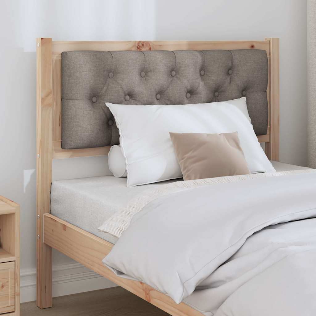 Uzglavlje Ostalo Smeđa i taupe 90 cm Masivna borovina