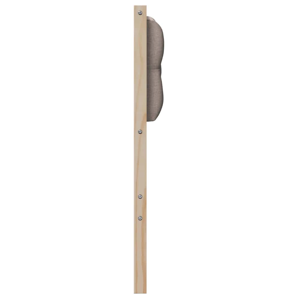 Uzglavlje Ostalo Smeđa i taupe 90 cm Masivna borovina