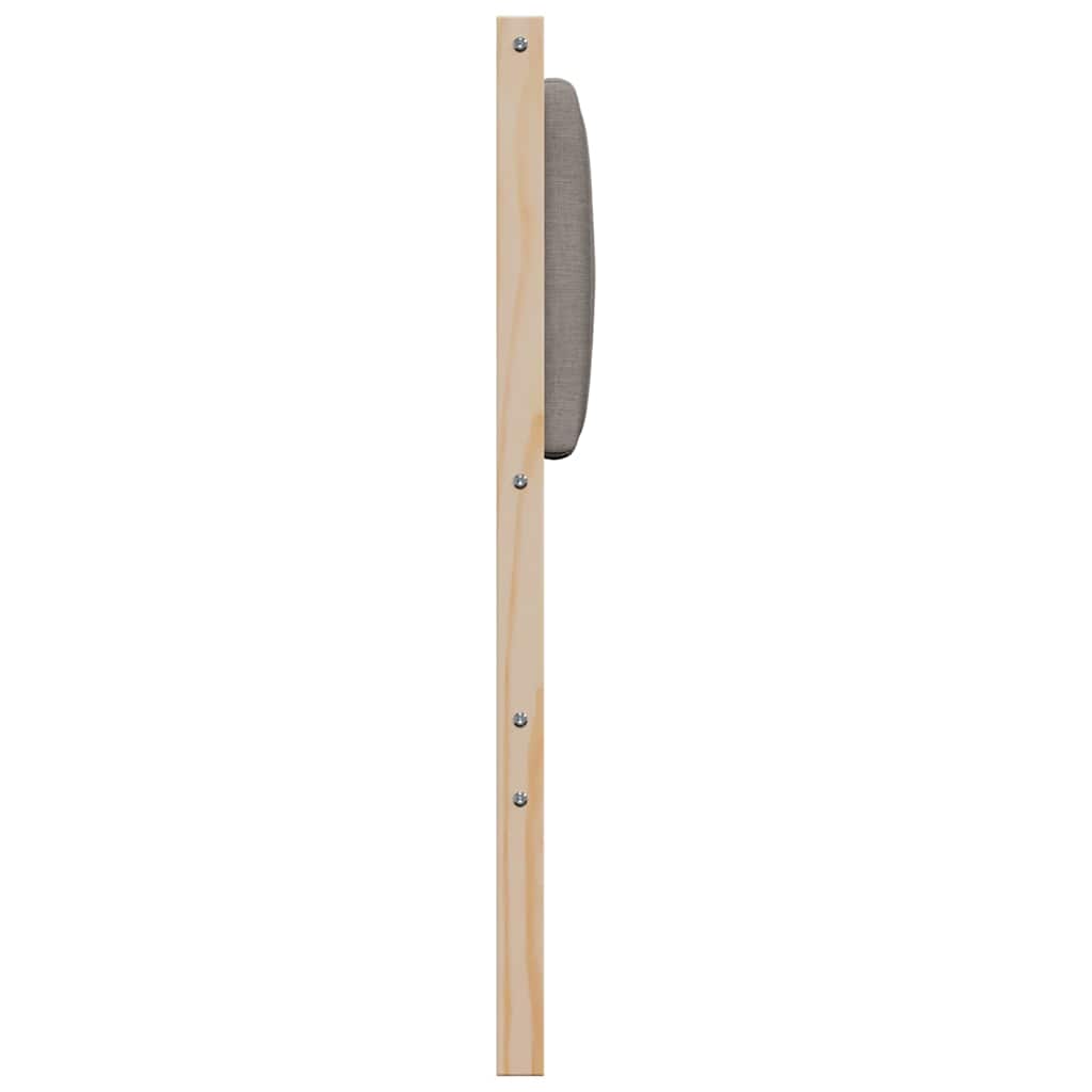 Tapecirani uzglavlje Smeđa 160 cm Čvrsto borovo drvo