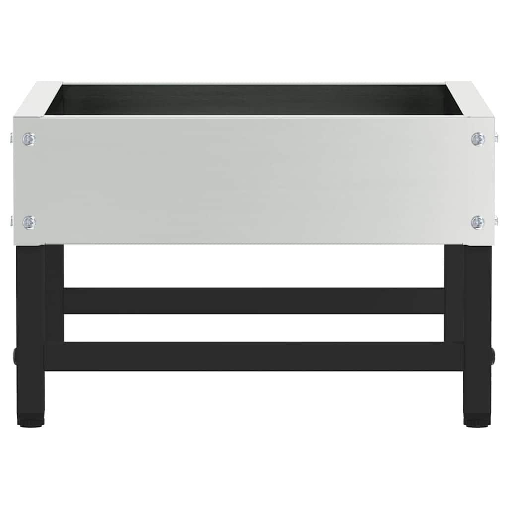 Feeder za ptice Srebrno 80 x 28 x 13.5 cm Cinkani čelik