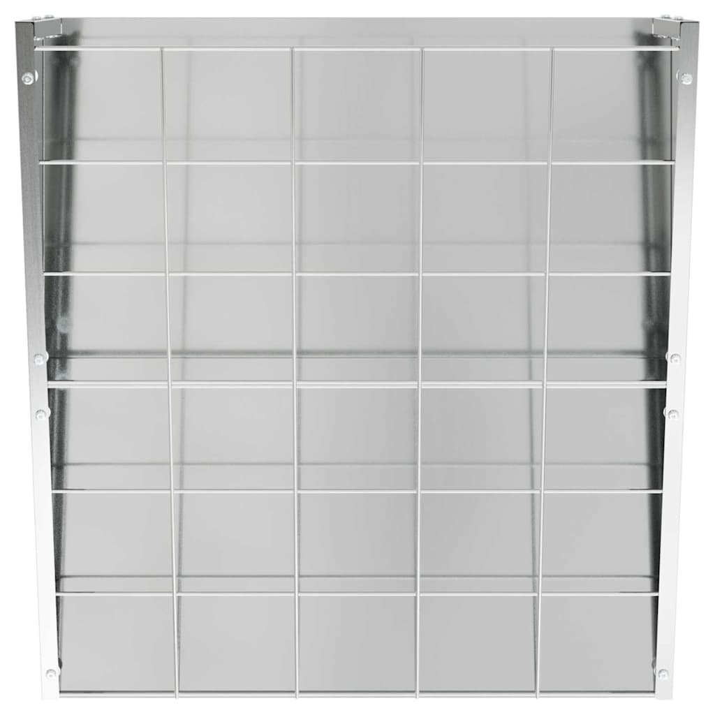 Viseća hranilica za sijeno Srebrno 61 x 33 x 66 cm