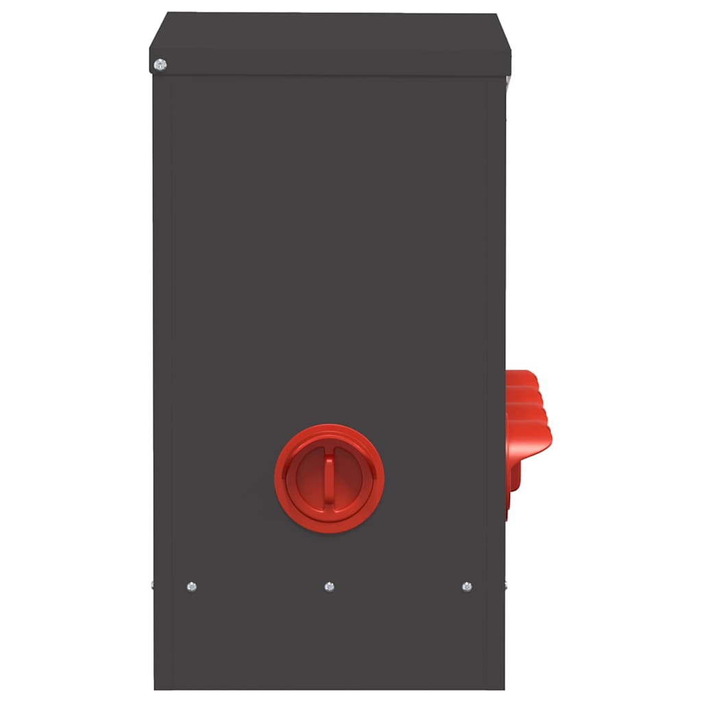 Hranilica za piliće 2 pcs Crna 60,5 x 29 x 51 cm