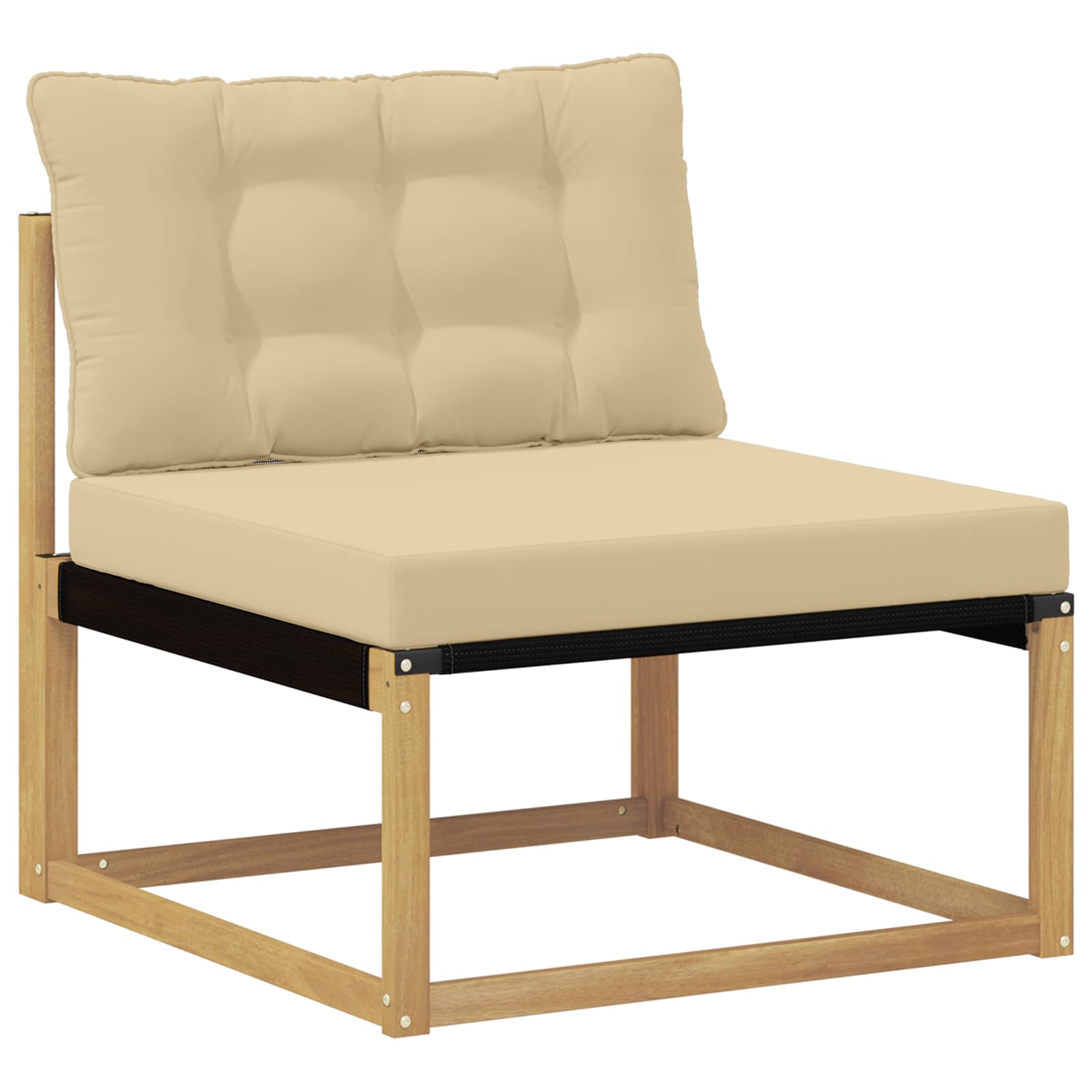 Set vanjskih sofa 6 pcs Bijela i bež 79 x 79 x 37 cm