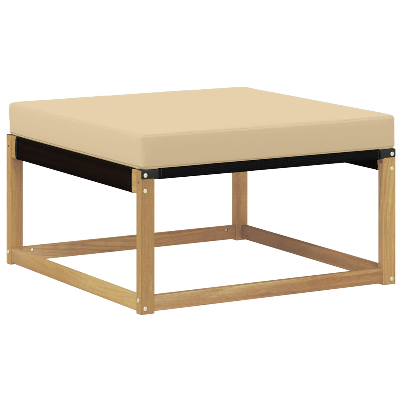 Set vanjskih sofa 7 pcs Bijela i bež 79 x 79 x 37 cm