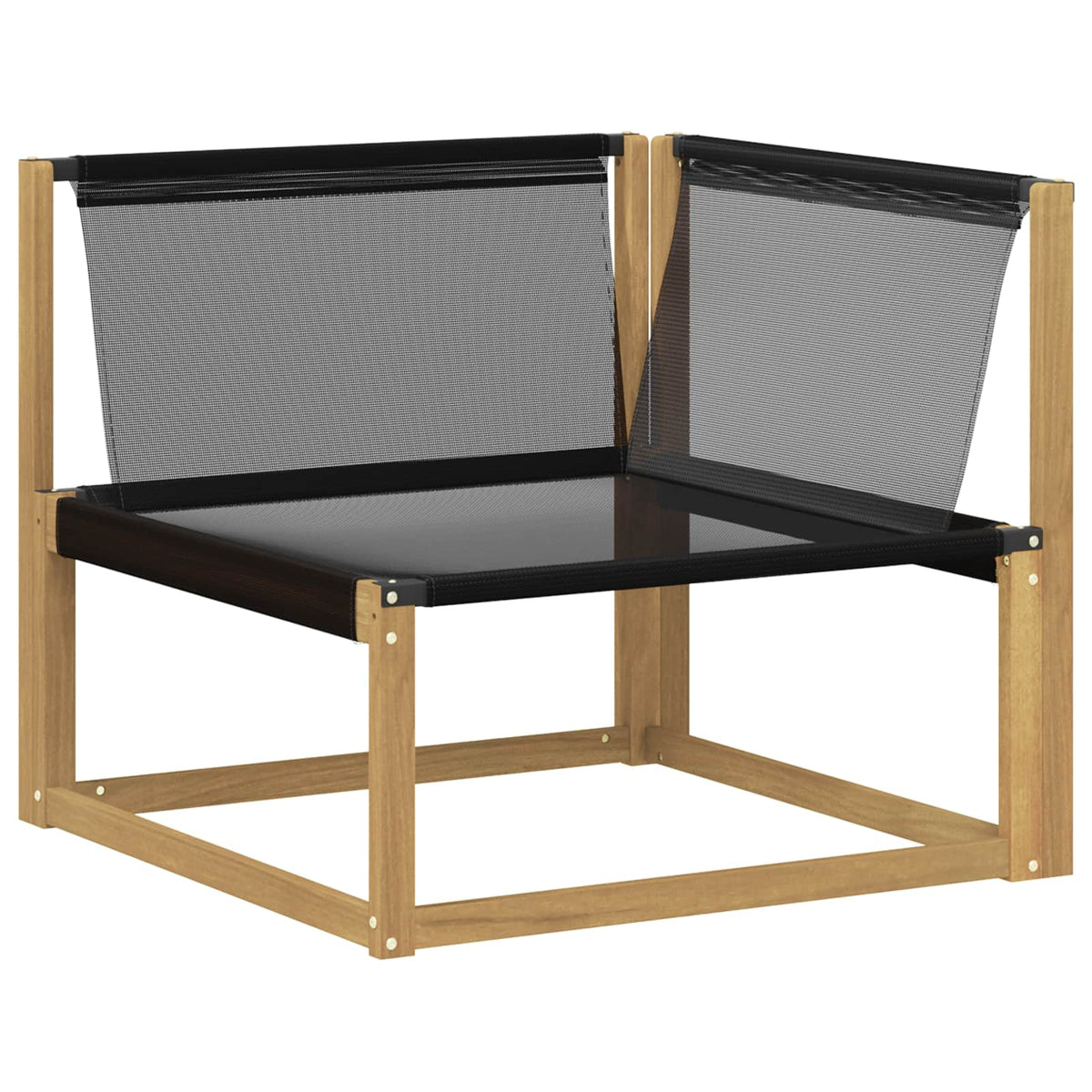 Set vanjskih sofa 9 kom. Bijela i bež Čvrsto drvo akacije