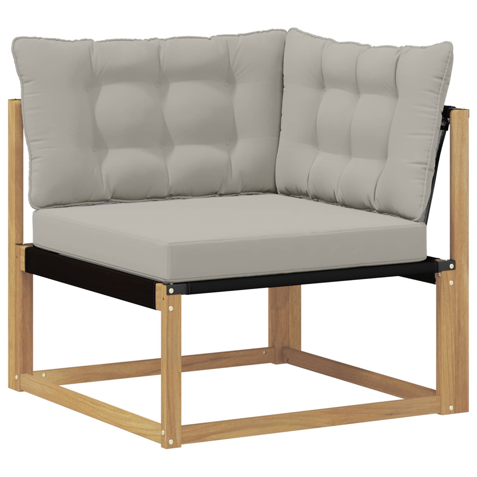 Set vanjskih sofa 10 pcs Bijela i svjetlosiva