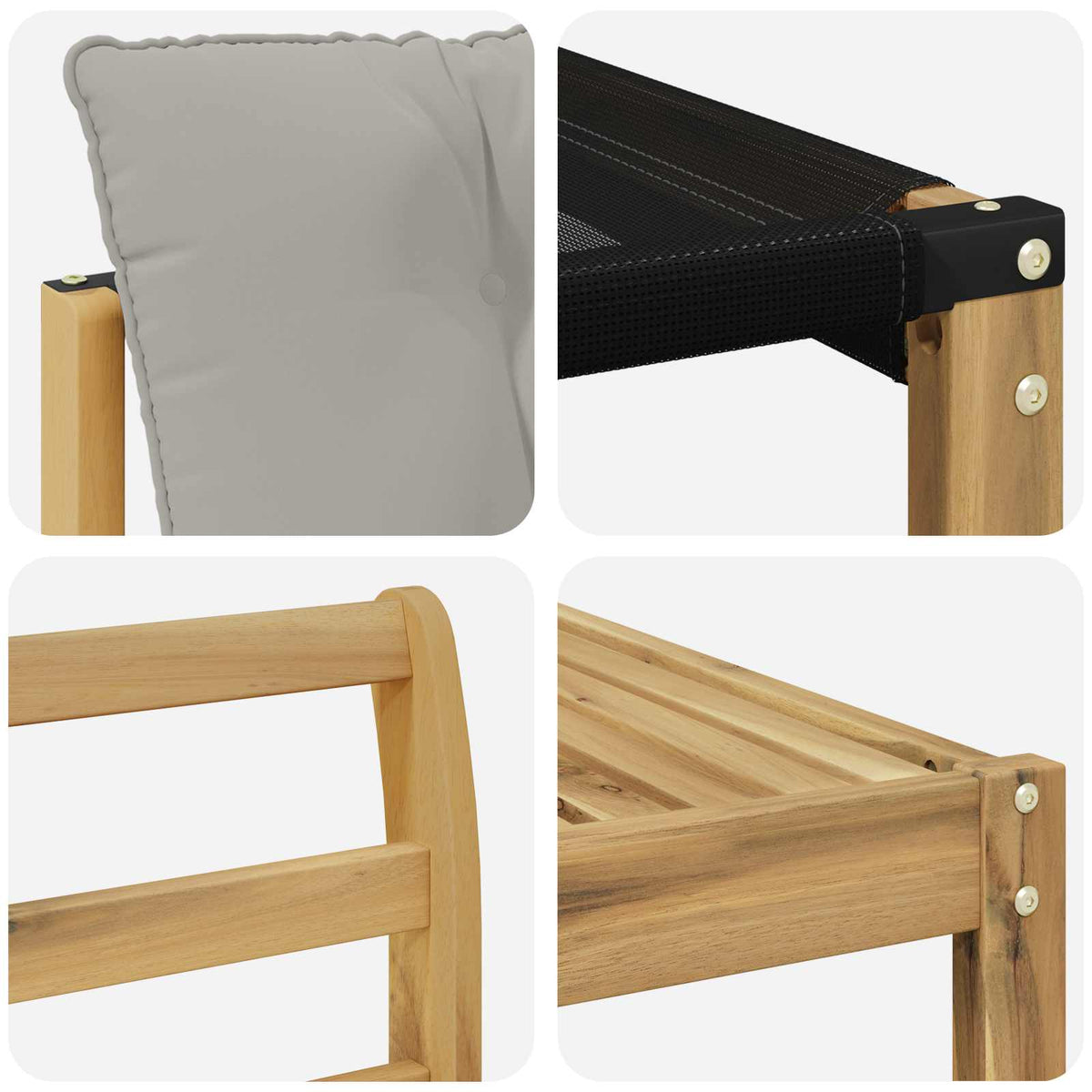 Set vanjskih sofa 8 kom. Bijela i svjetlosiva