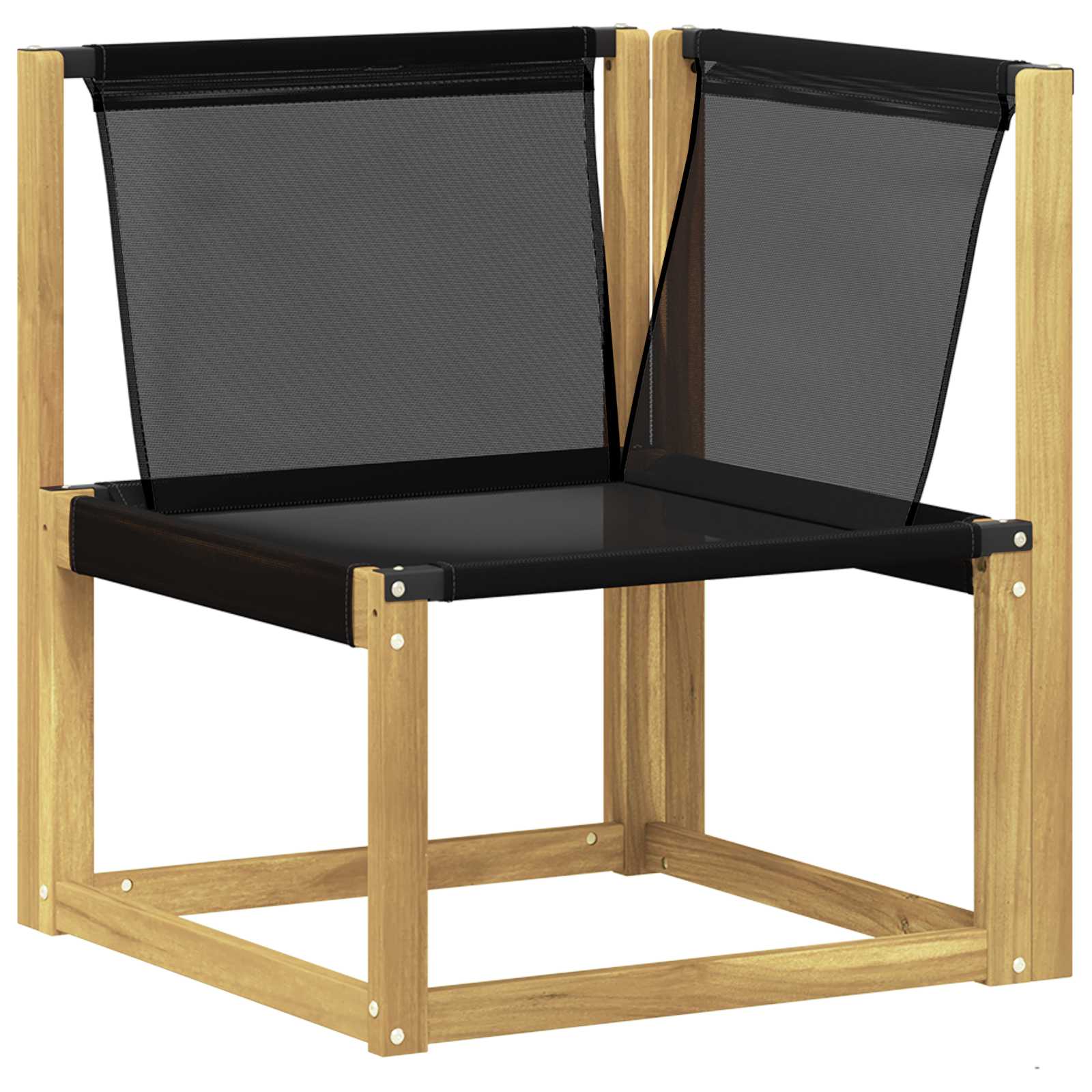 Set vanjskih sofa 8 kom. Bijela i crna