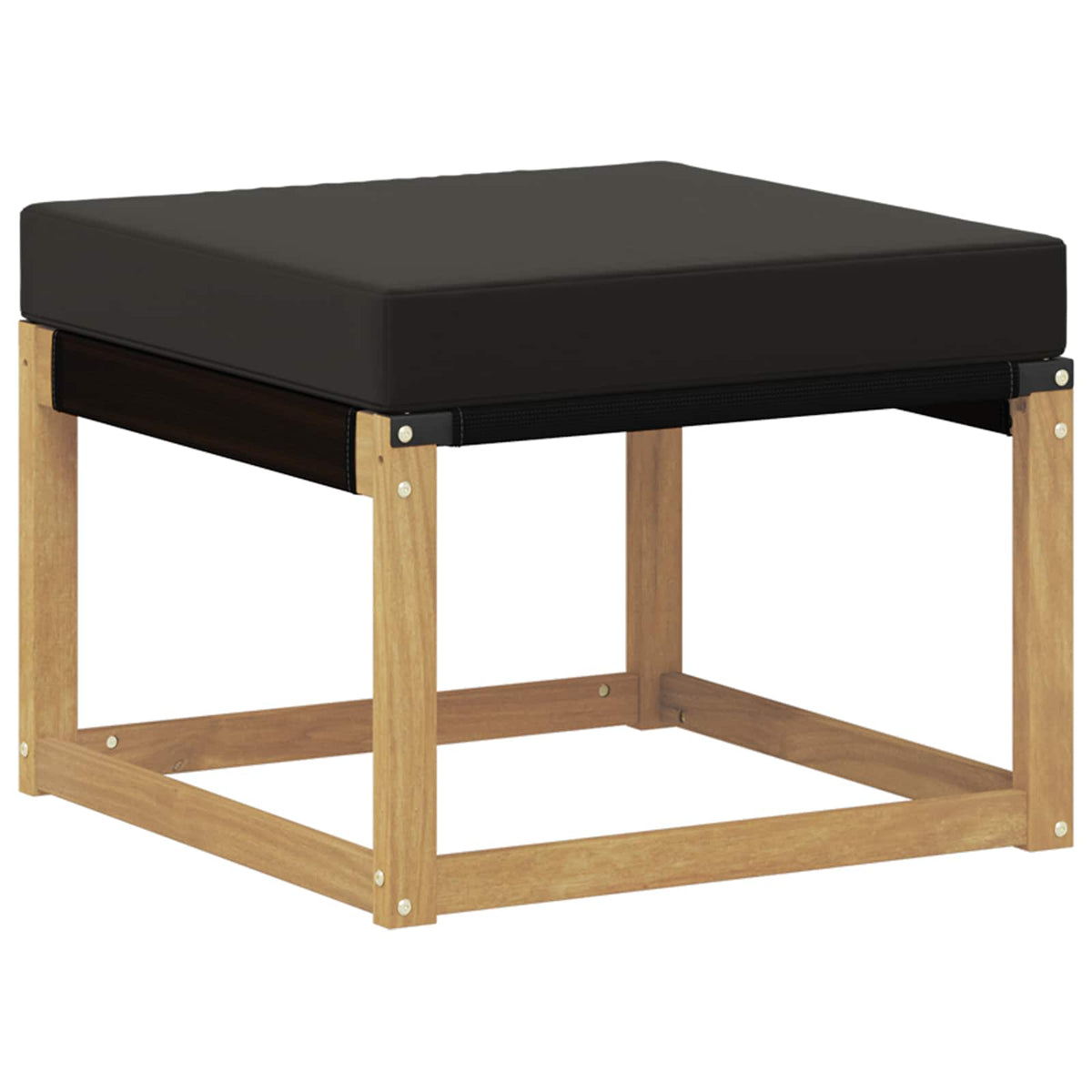 Set vanjskih sofa 8 kom. Bijela i crna Smeđa 306 x 187,5 x 73 cm