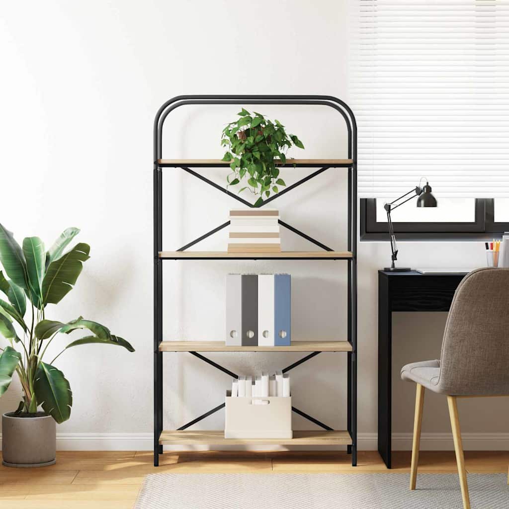Polica Sonoma hrast 80 x 30 x 146 cm Konstruirano drvo