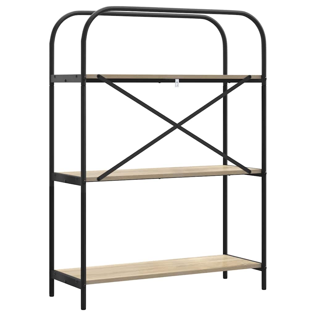Polica Sonoma hrast 80 x 30 x 109 cm Konstruirano drvo