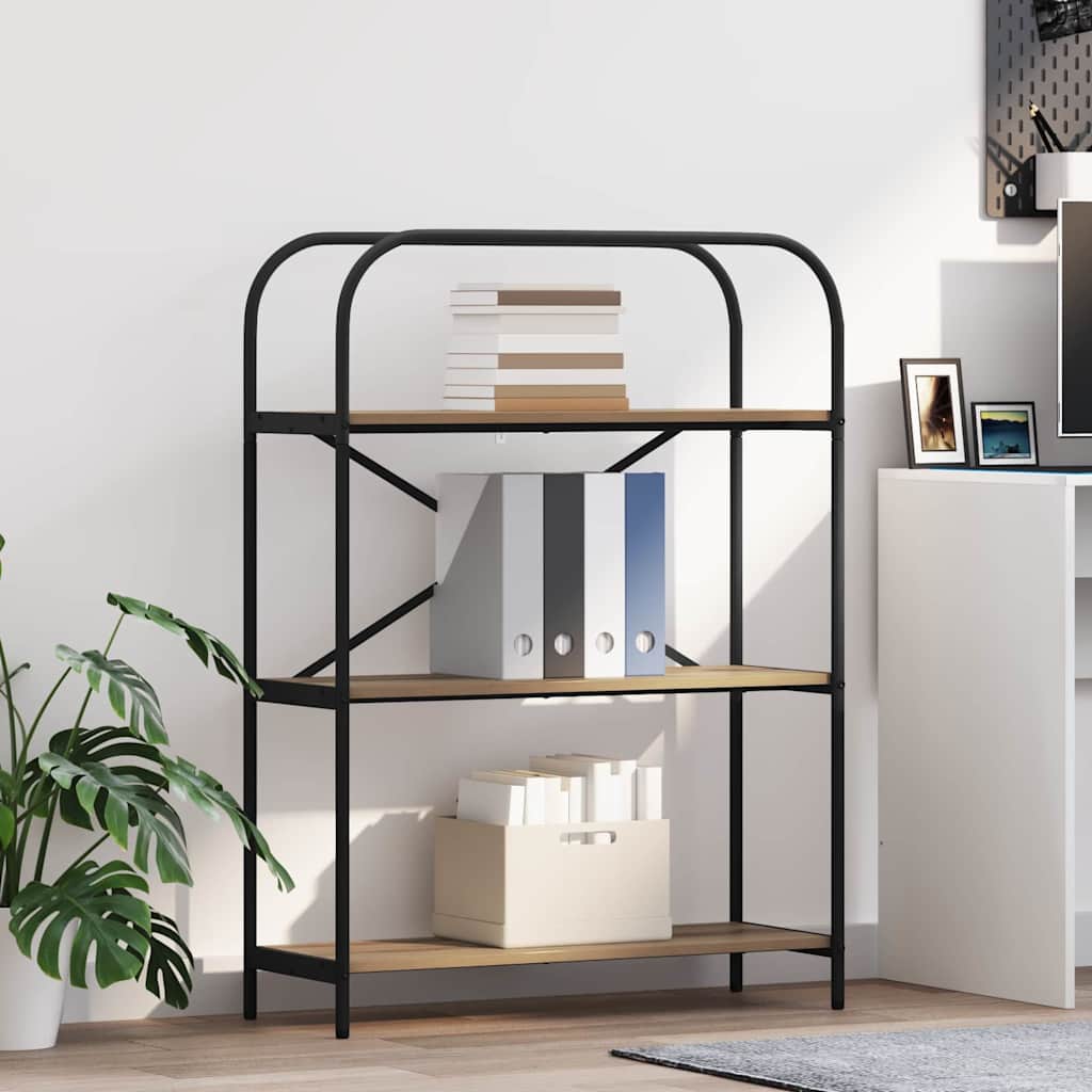 Polica 3 razina 80 x 30 x 109 cm Konstruirano drvo
