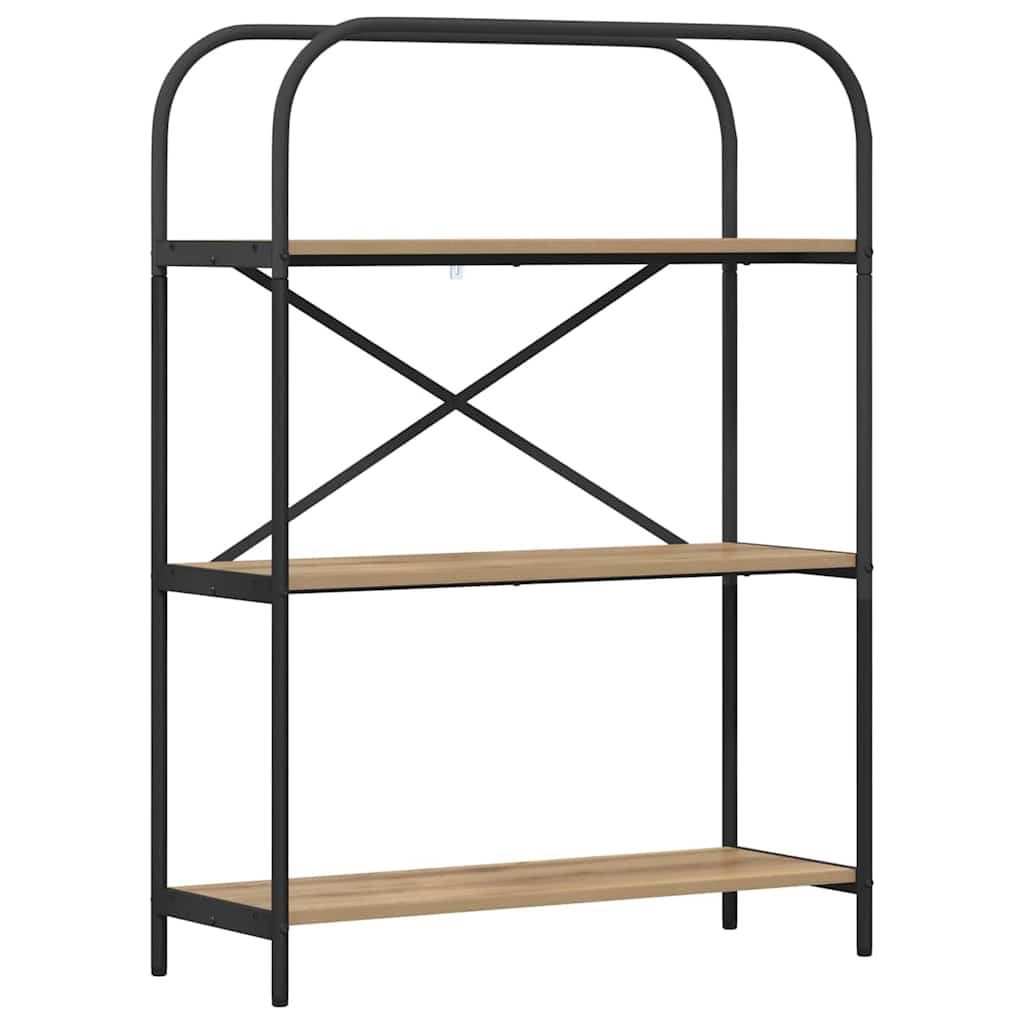 Polica 3 razina 80 x 30 x 109 cm Konstruirano drvo