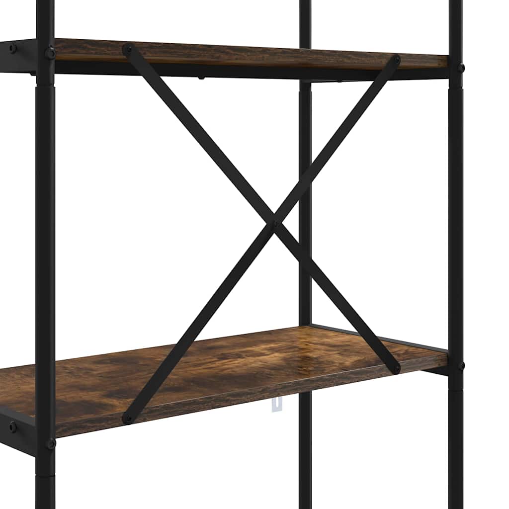 Polica Dimljeni hrast 60 x 30 x 146 cm Konstruirano drvo