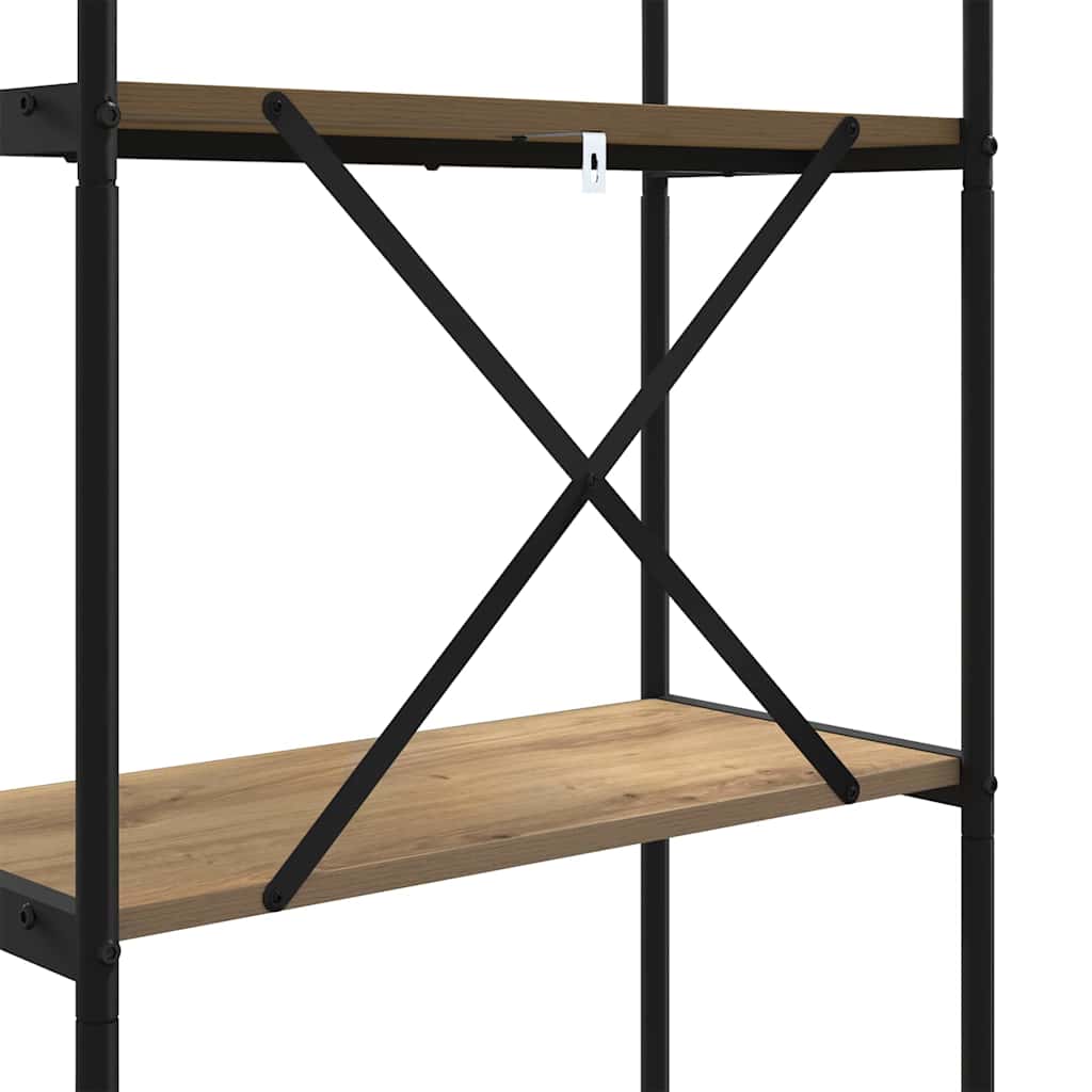 Polica Umjetnički hrast 60 x 30 x 109 cm Konstruirano drvo