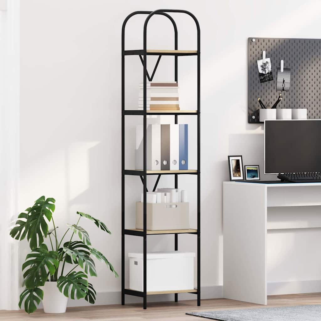 Polica Sonoma hrast 40 x 30 x 183 cm Konstruirano drvo
