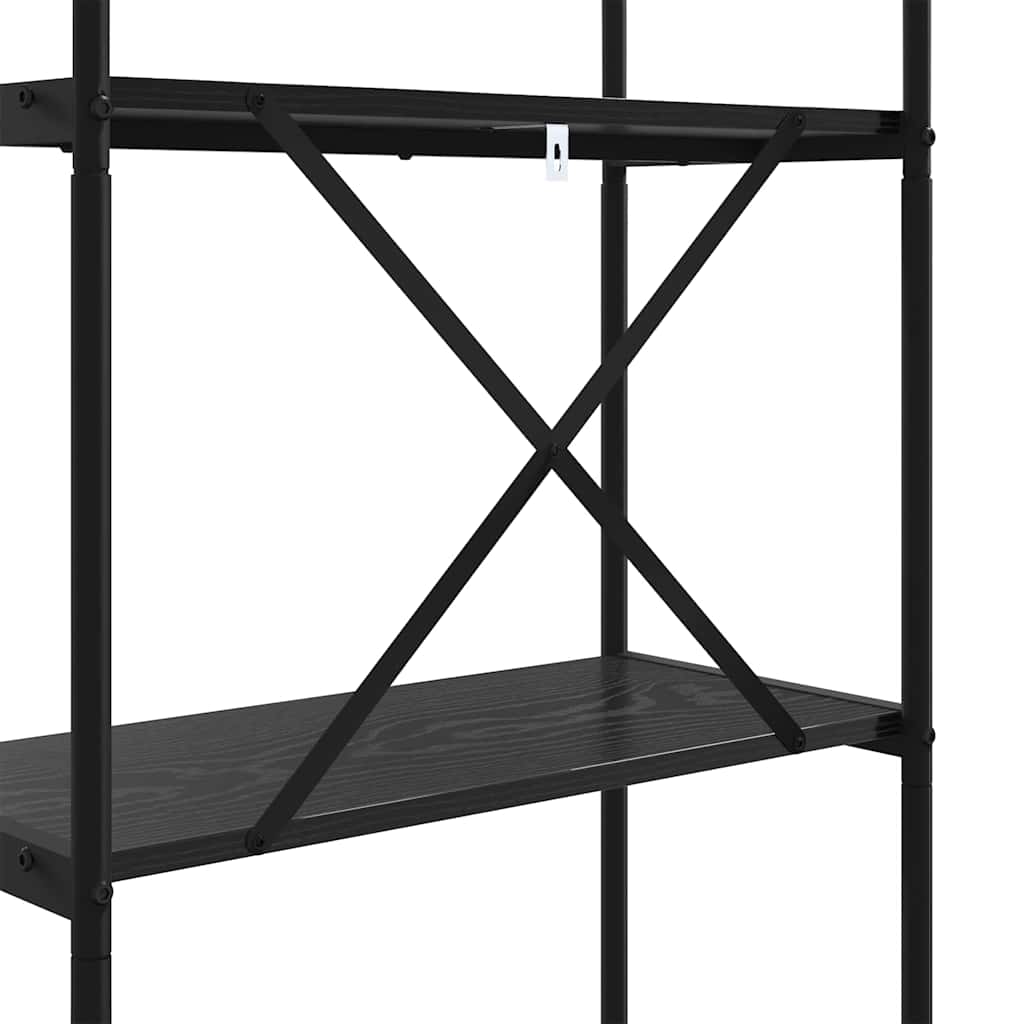 Polica Crni hrast 80 x 30 x 146 cm Konstruirano drvo
