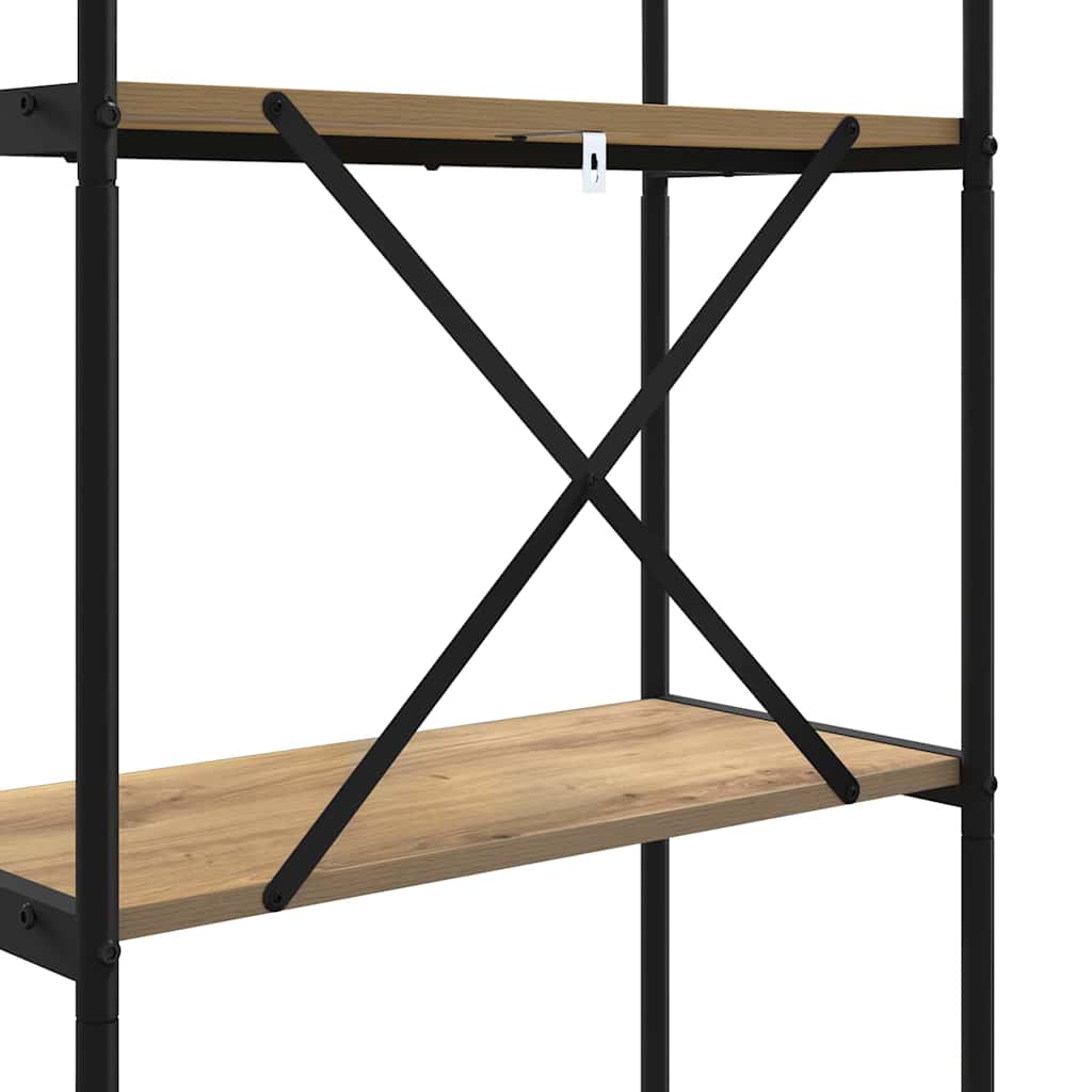 Polica Umjetnički hrast 60 x 30 x 146 cm Konstruirano drvo