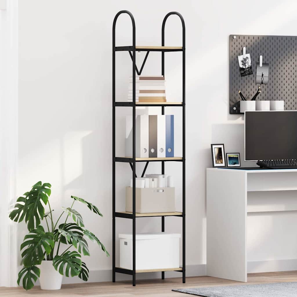 Polica Sonoma hrast 40 x 30 x 183 cm Konstruirano drvo