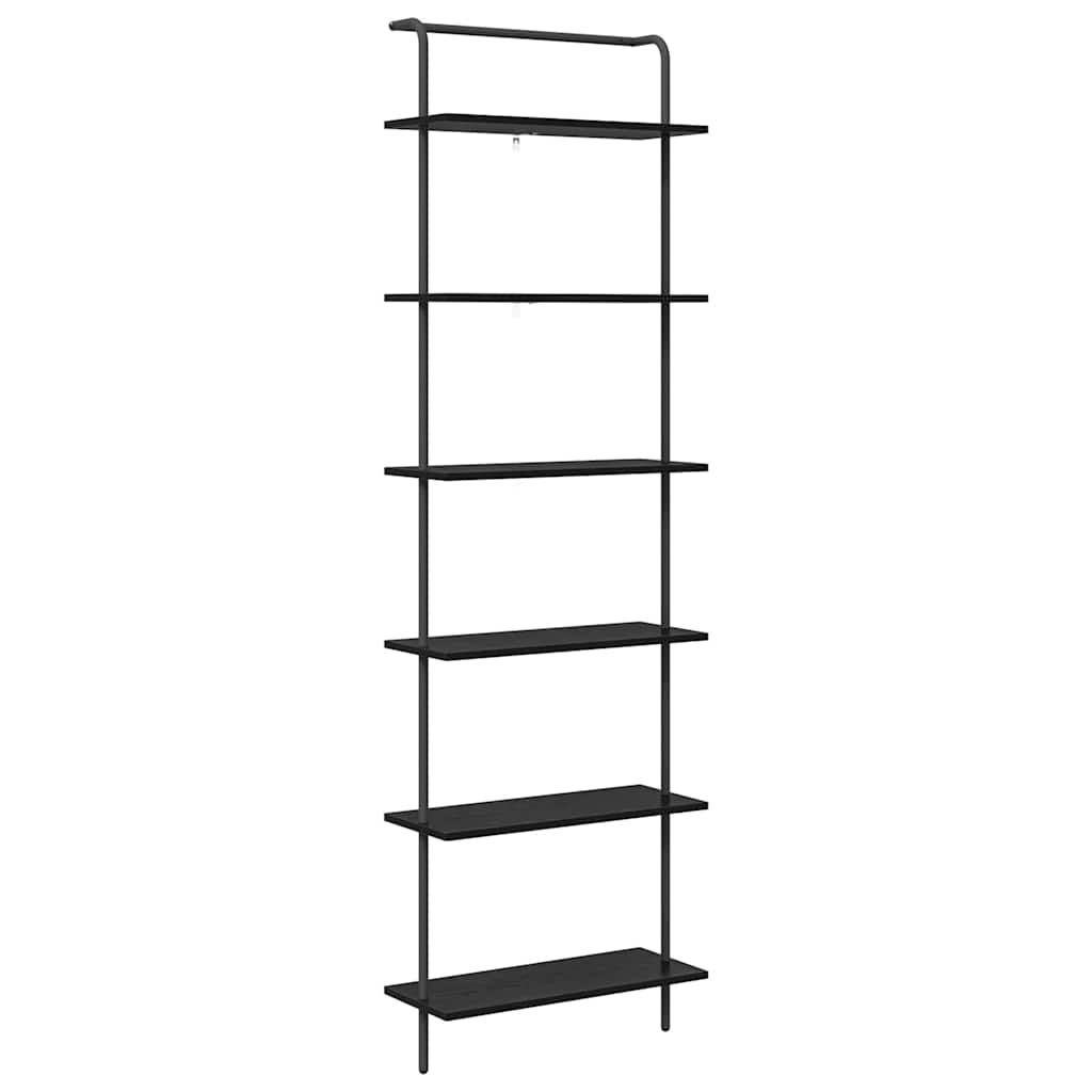 Polica Crni hrast 60 x 24 x 203 cm Konstruirano drvo