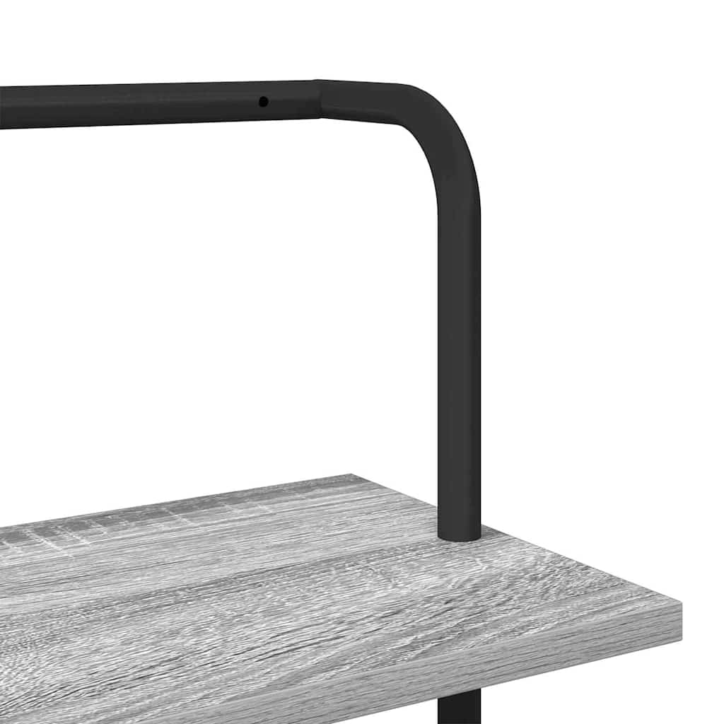 Polica Siva Sonoma 60 x 24 x 203 cm Konstruirano drvo