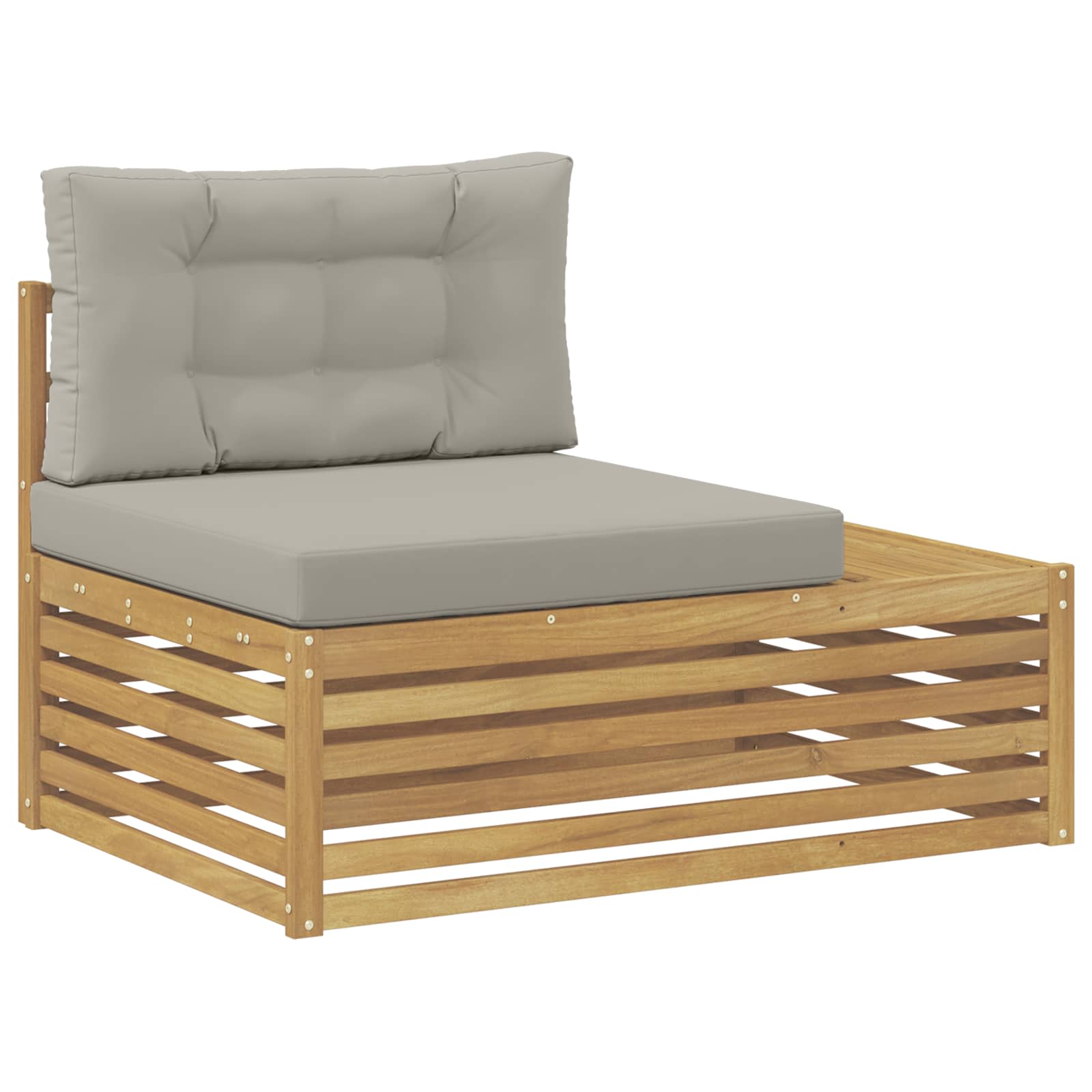 3 Komad Set vanjskih sofa Poliester Bijela