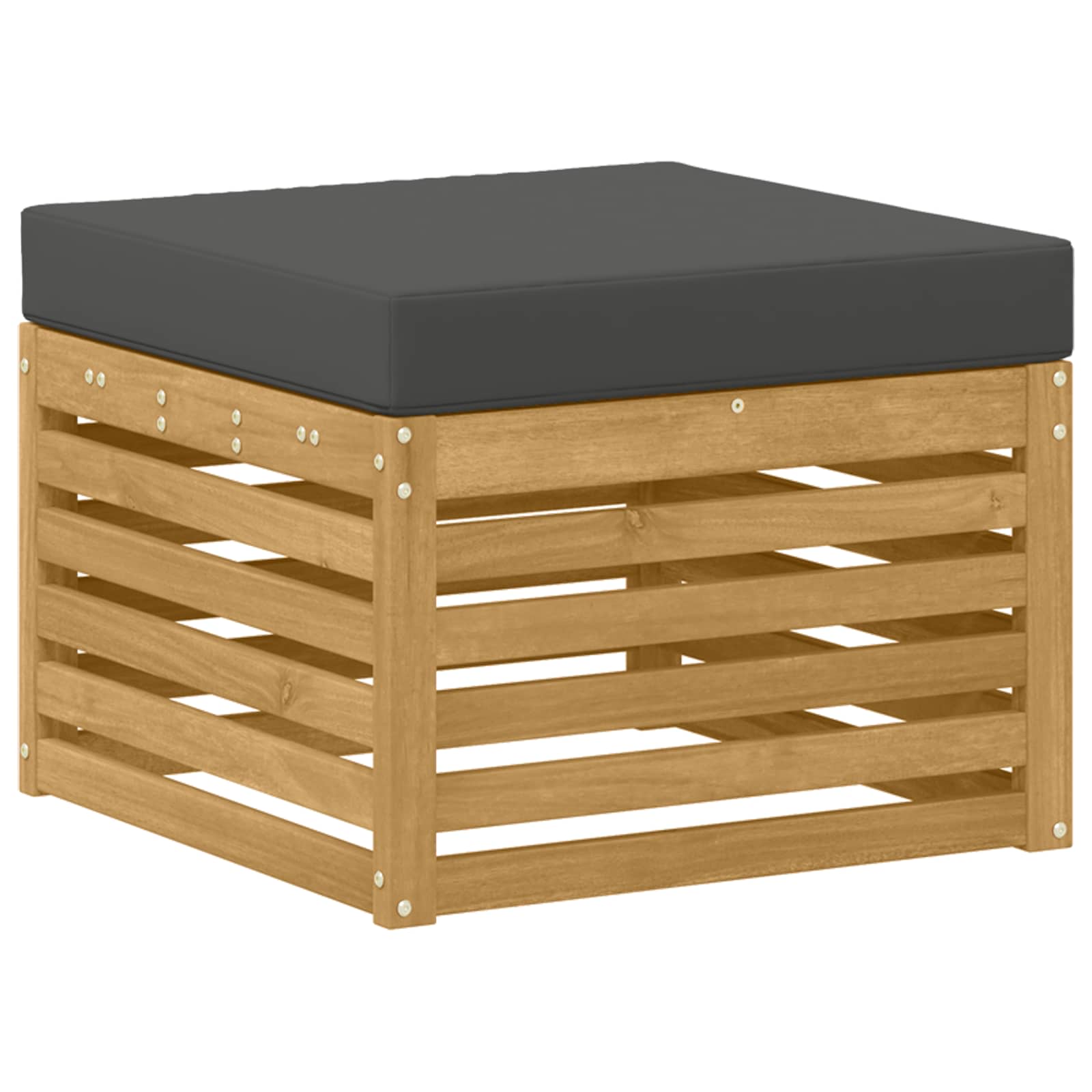 Set vanjskih sofa 4 pcs Bijela i antracit 185,5 x 122,5 x 73 cm