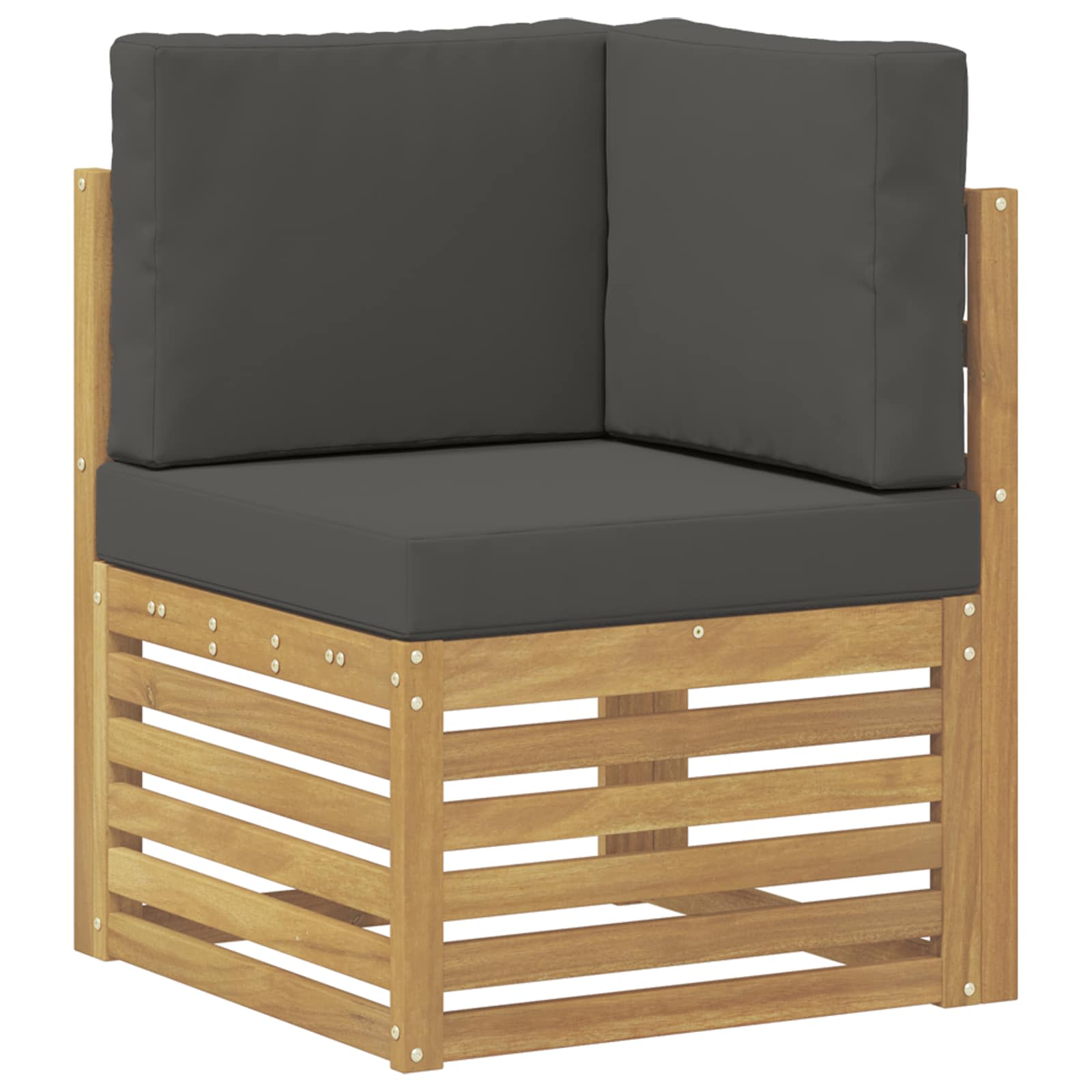 Setovi sofa 4 pcs Bijela i antracit 187,5 x 128,5 x 73 cm