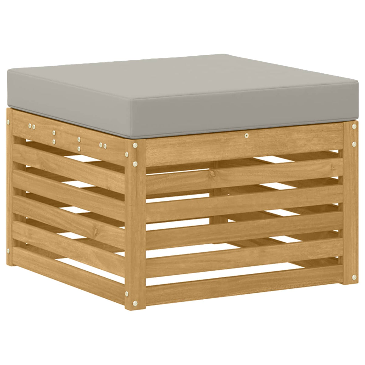 Set vanjskih sofa 6 kom. Bijela i svjetlosiva Poliester 247 x 128,5 x 73 cm