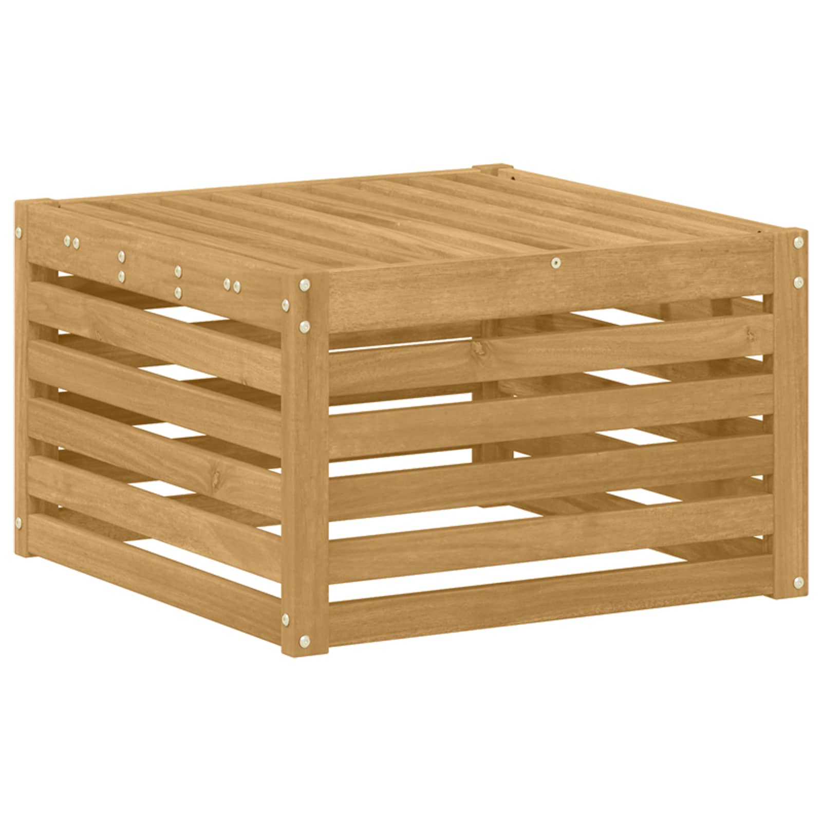 Set vanjskih sofa 7 kom. Bijela Poliester