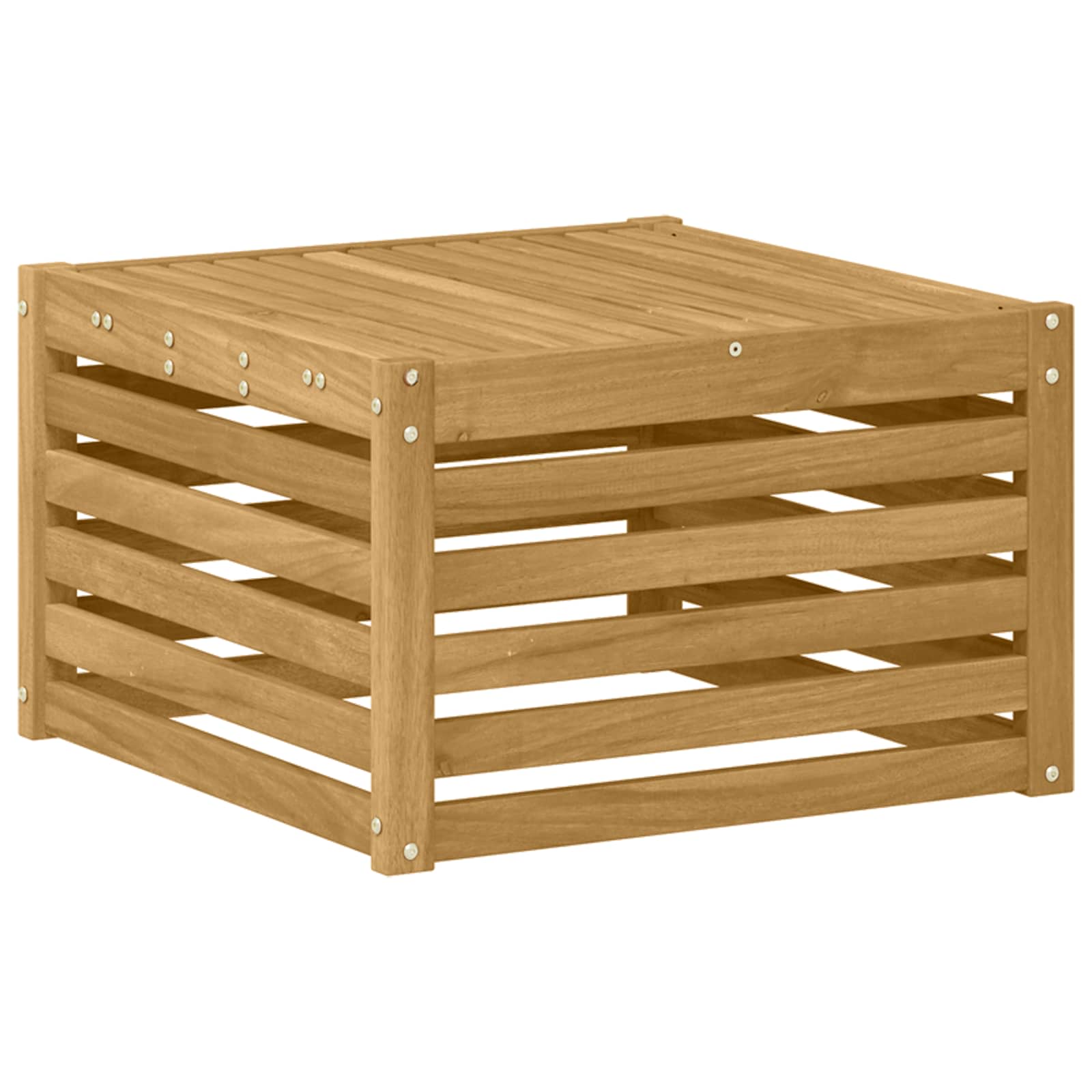 Set vanjskih sofa 7 kom. Bijela Poliester