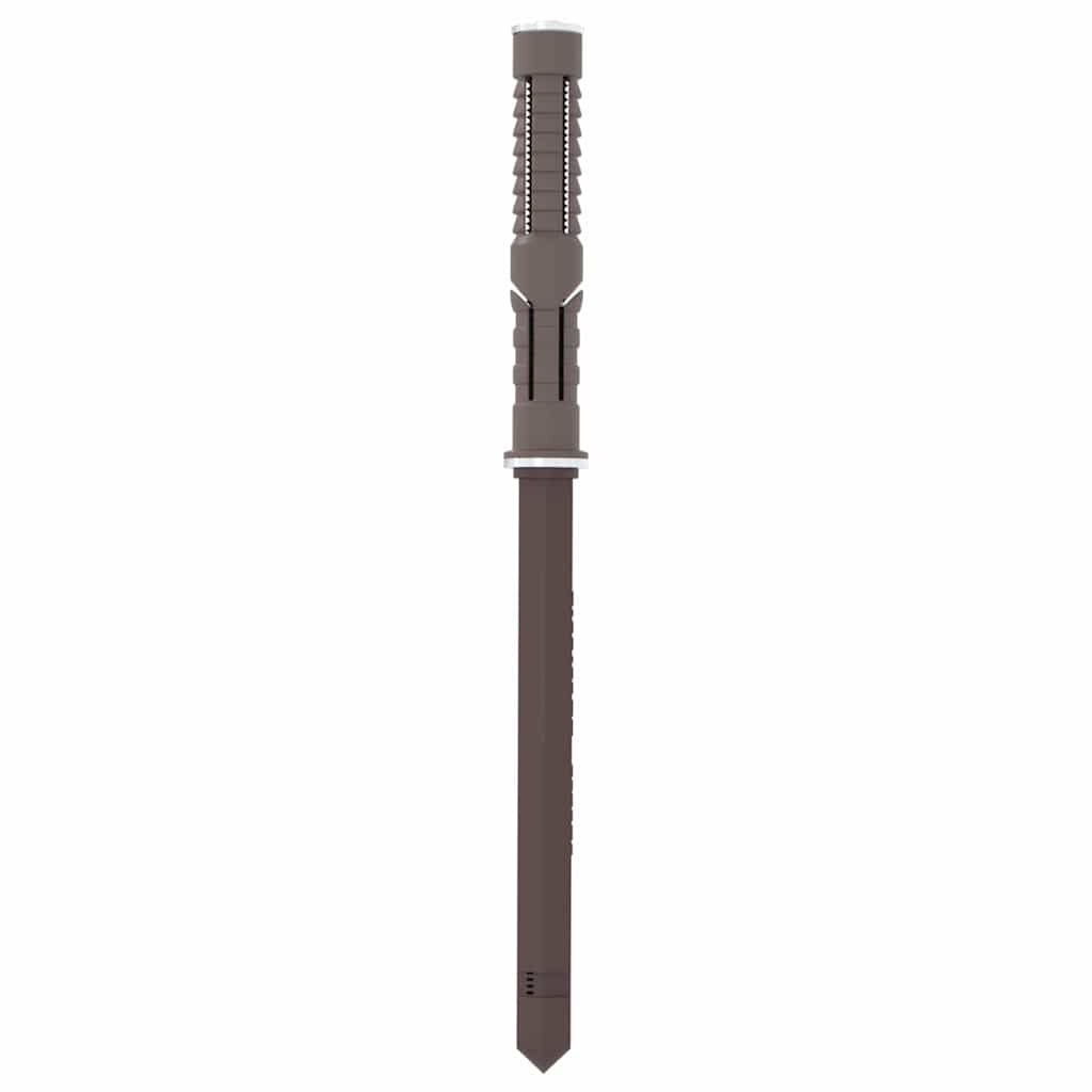 Podupirači za plutajuće police 12 pcs Bež Ø10 x 170 mm Čelik