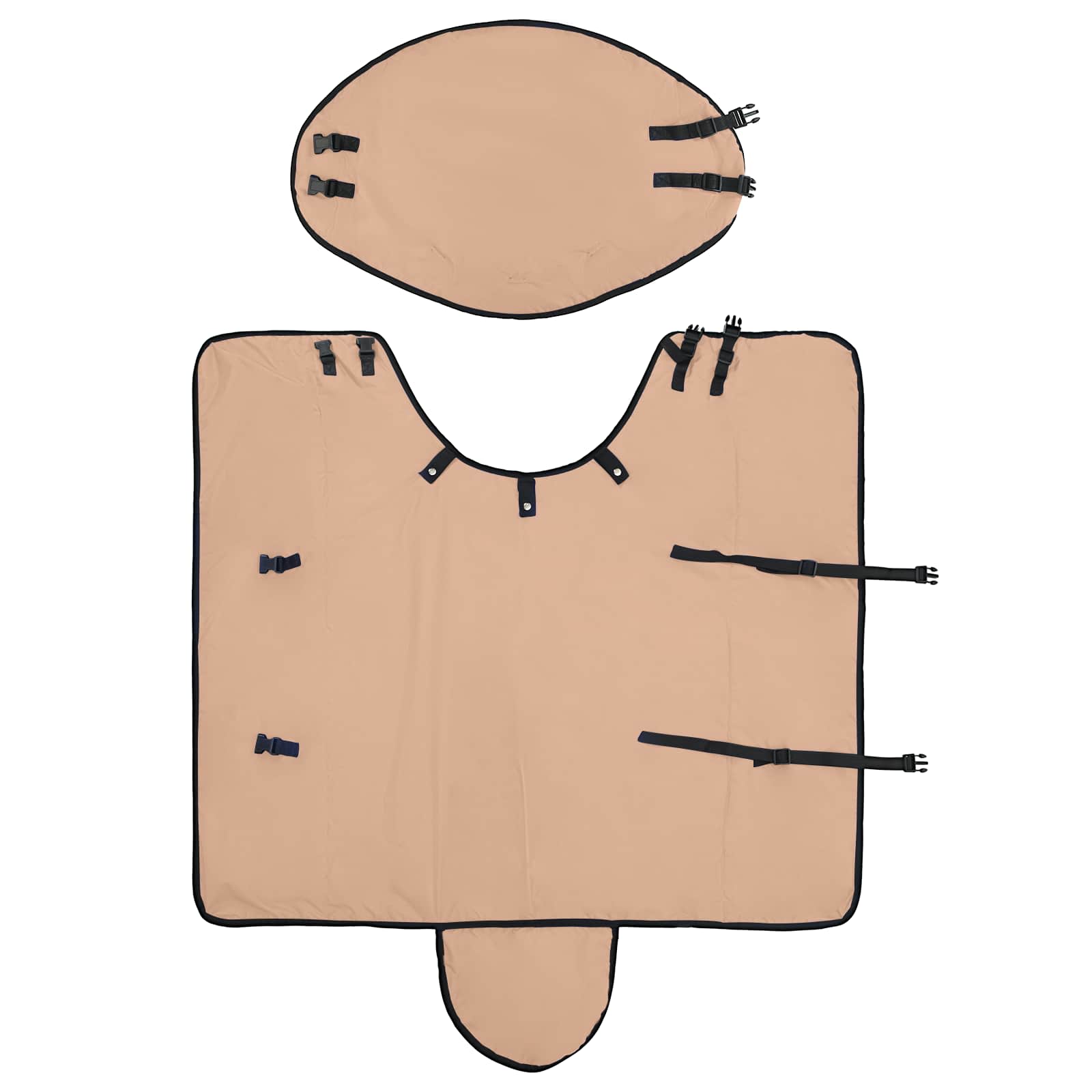 Pokrivač za konje Boja cappuccina 155 cm Poliester