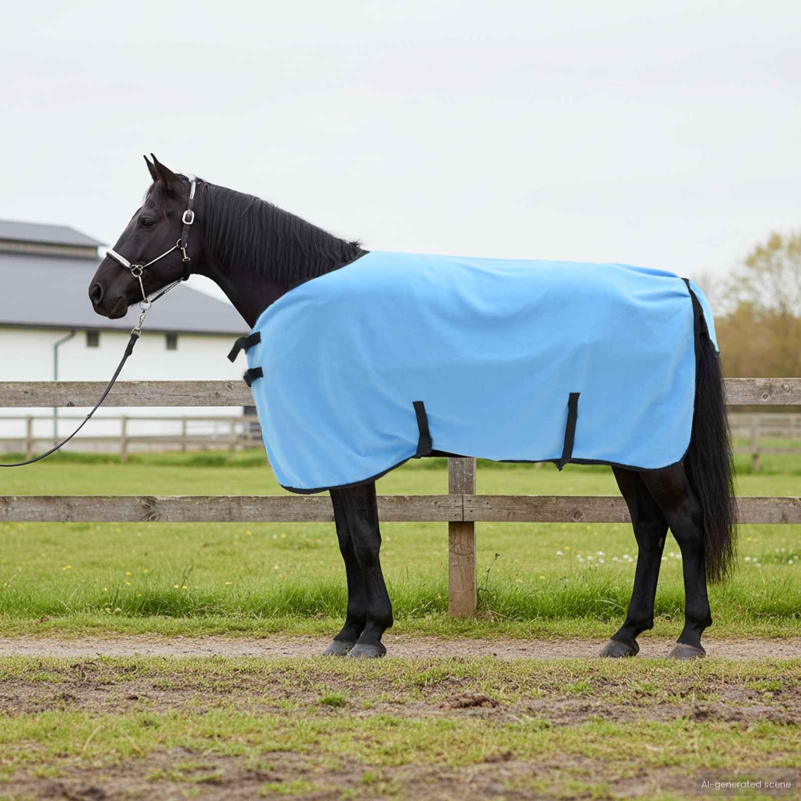 Pokrivač za konje Pun Aqua 85 cm Poliester