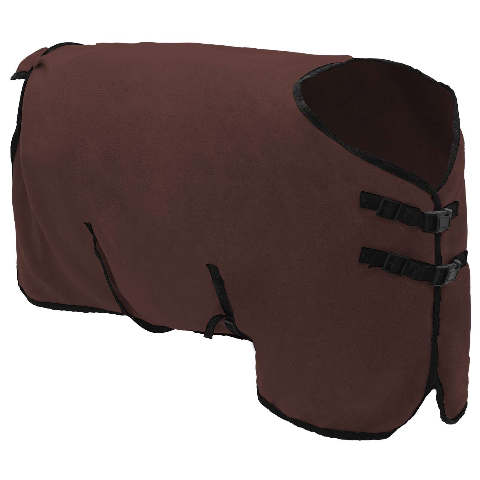 Pokrivač za konje Puni tamnosmeđi 85 cm Poliester