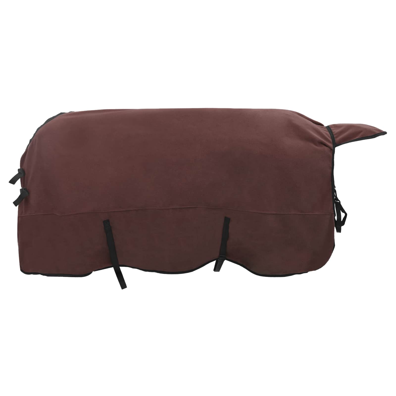 Pokrivač za konje Puni tamnosmeđi 125 cm Poliester