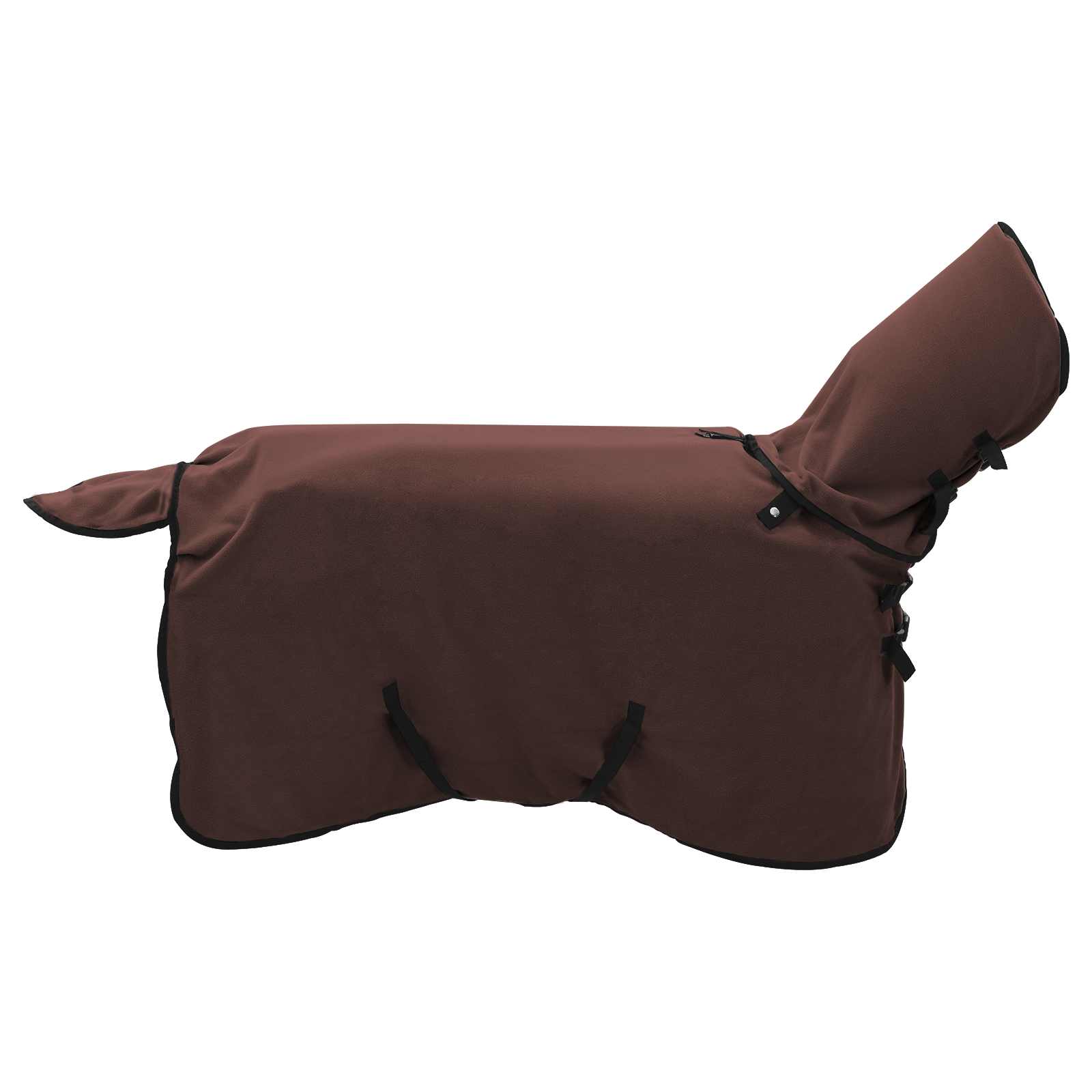 Pokrivač za konje Puni tamnosmeđi 85 cm Poliester