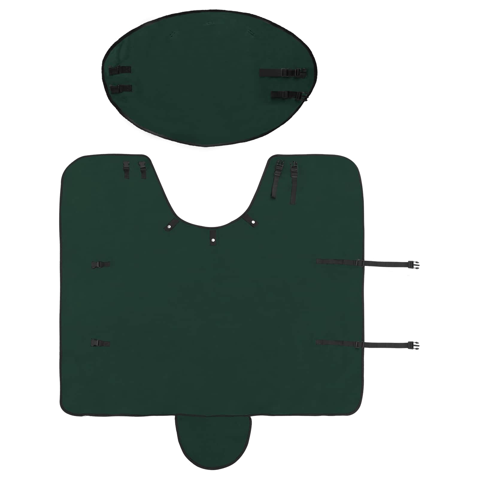 Pokrivač za konje Cjela tamno zelena 85 cm Poliester