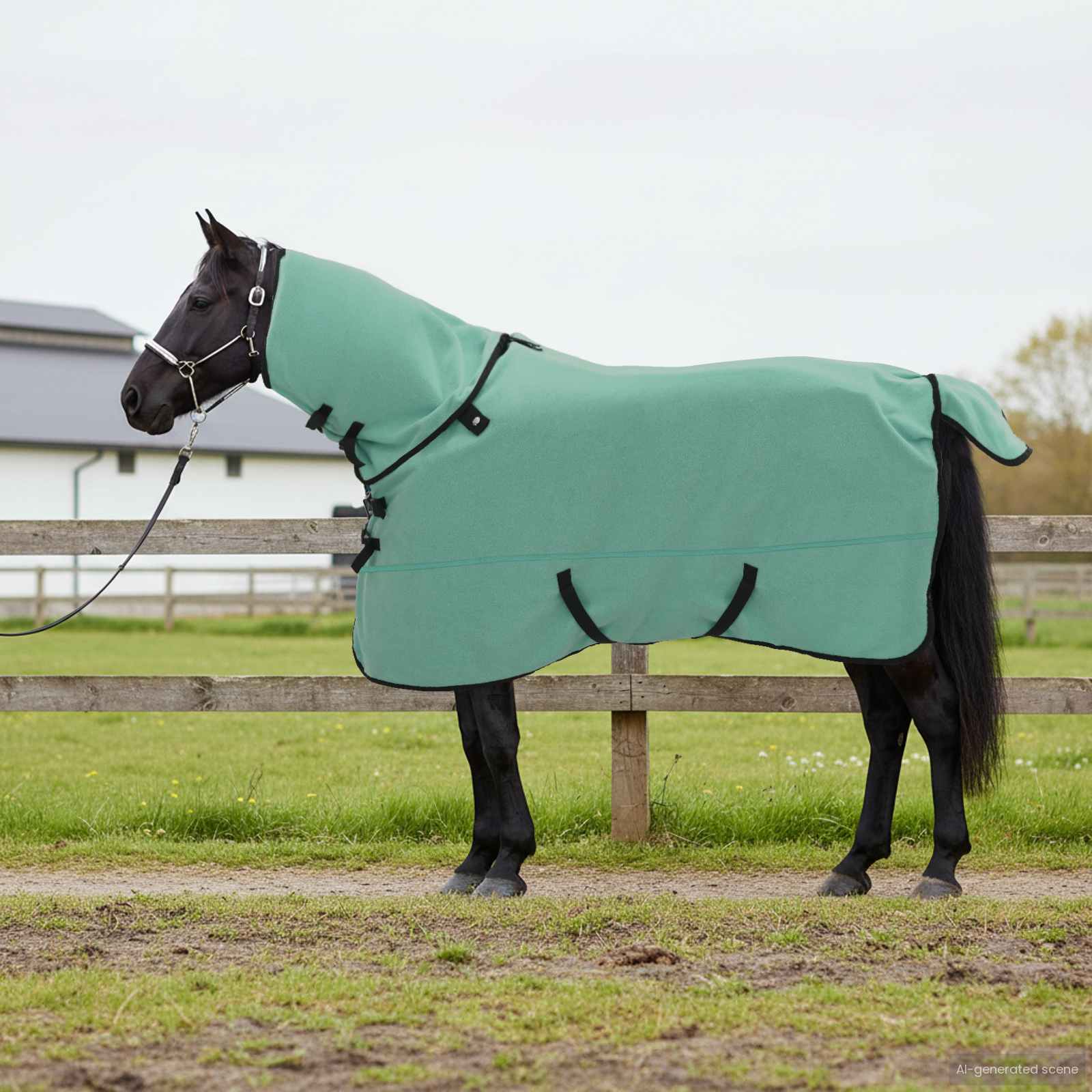 Pokrivač za konje Specijalna zelena 145 cm Poliester