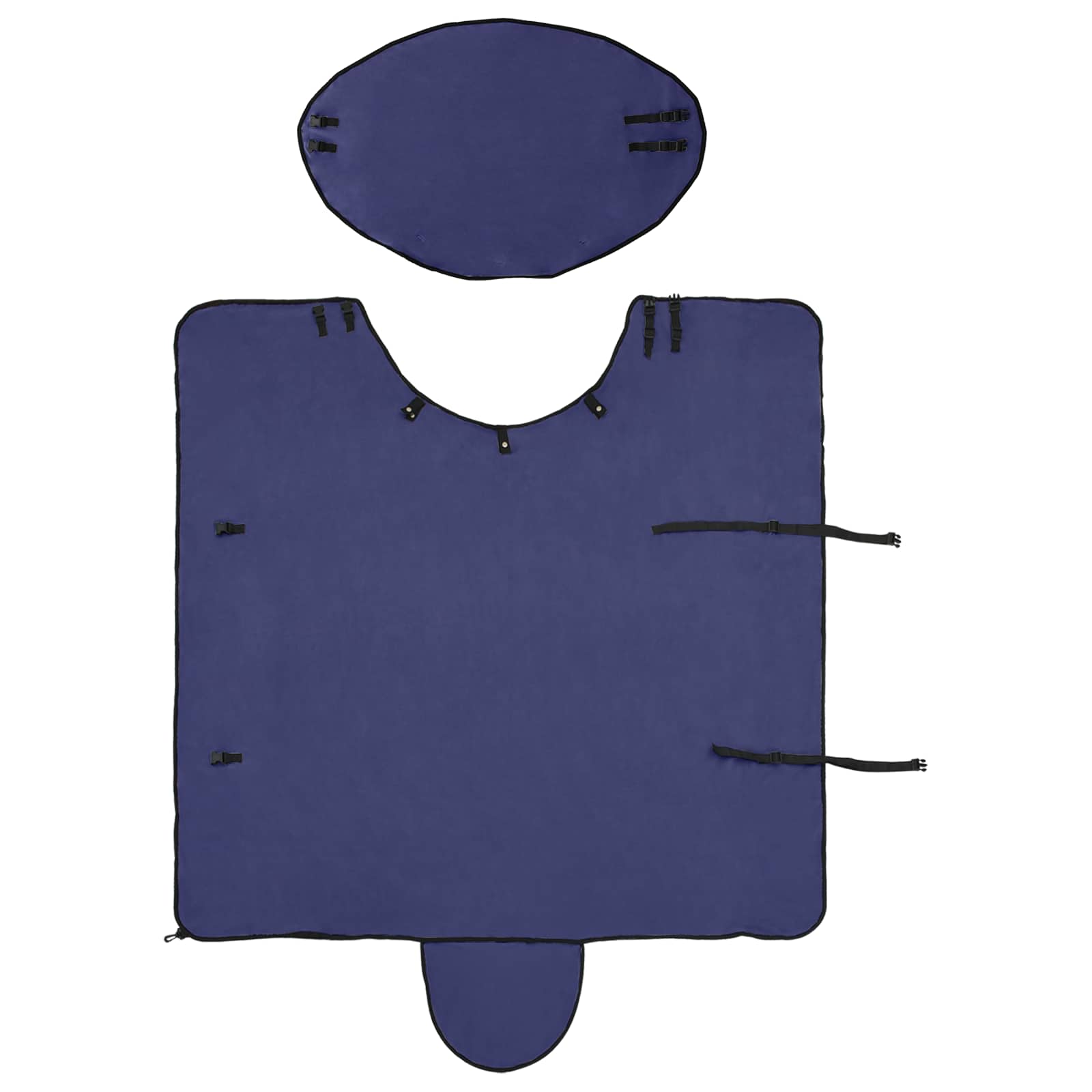 Pokrivač za konje Mornarsko plava 85 cm Poliester